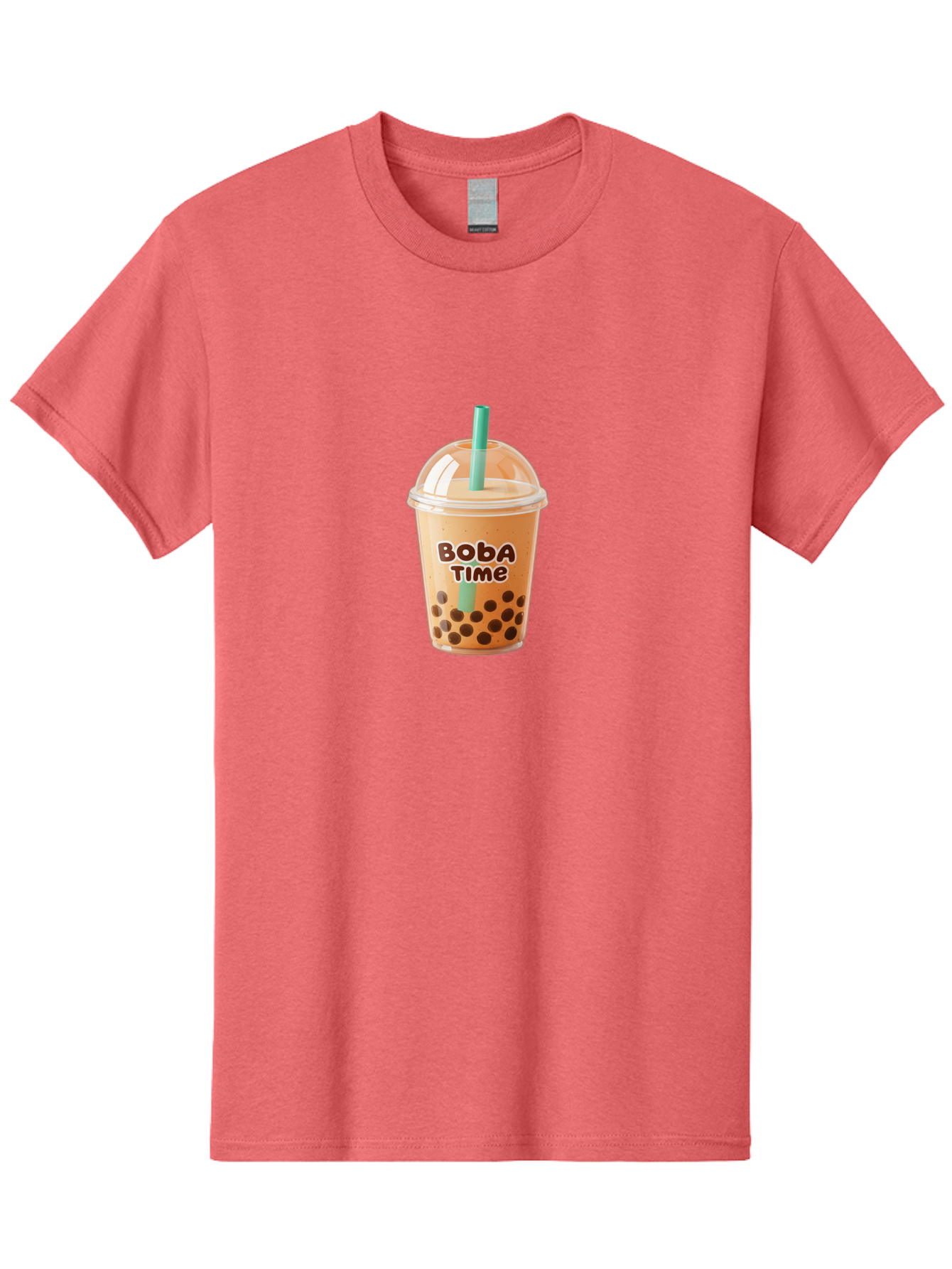 Boba-Time Men'S Graphic Tee, 100% Cotton, Comfortable Casual Summer Wear, Machine Washable, Boba Tea, Bubble Tea, Milk Tea, Tapioca Pearls, Tea Drink, Boba Time, Tea Culture, Milk Tea Lover, Boba Drink, Tea Time, Bubble Tea Lover Bac674