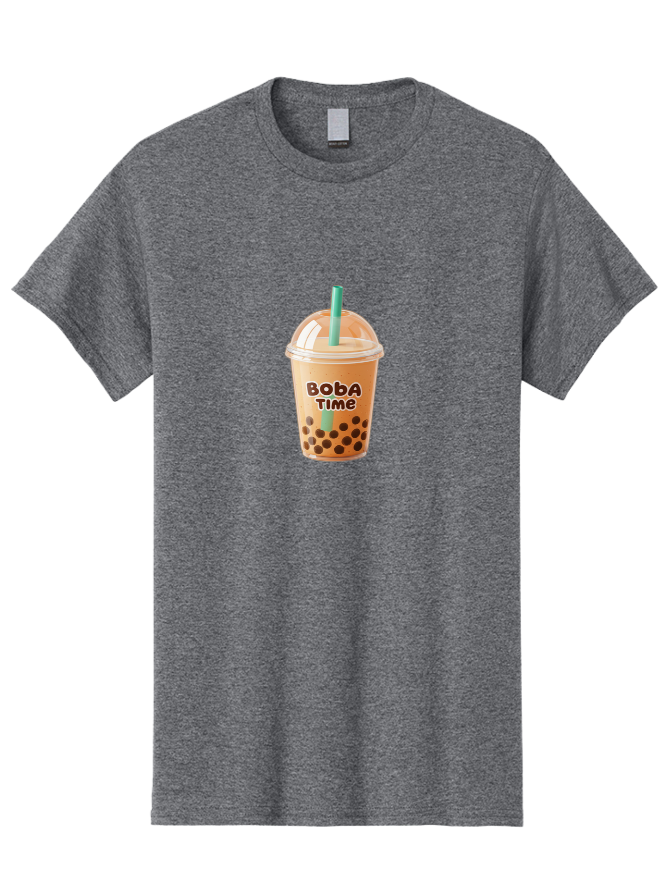 Boba-Time Men'S Graphic Tee, 100% Cotton, Comfortable Casual Summer Wear, Machine Washable, Boba Tea, Bubble Tea, Milk Tea, Tapioca Pearls, Tea Drink, Boba Time, Tea Culture, Milk Tea Lover, Boba Drink, Tea Time, Bubble Tea Lover Bac674