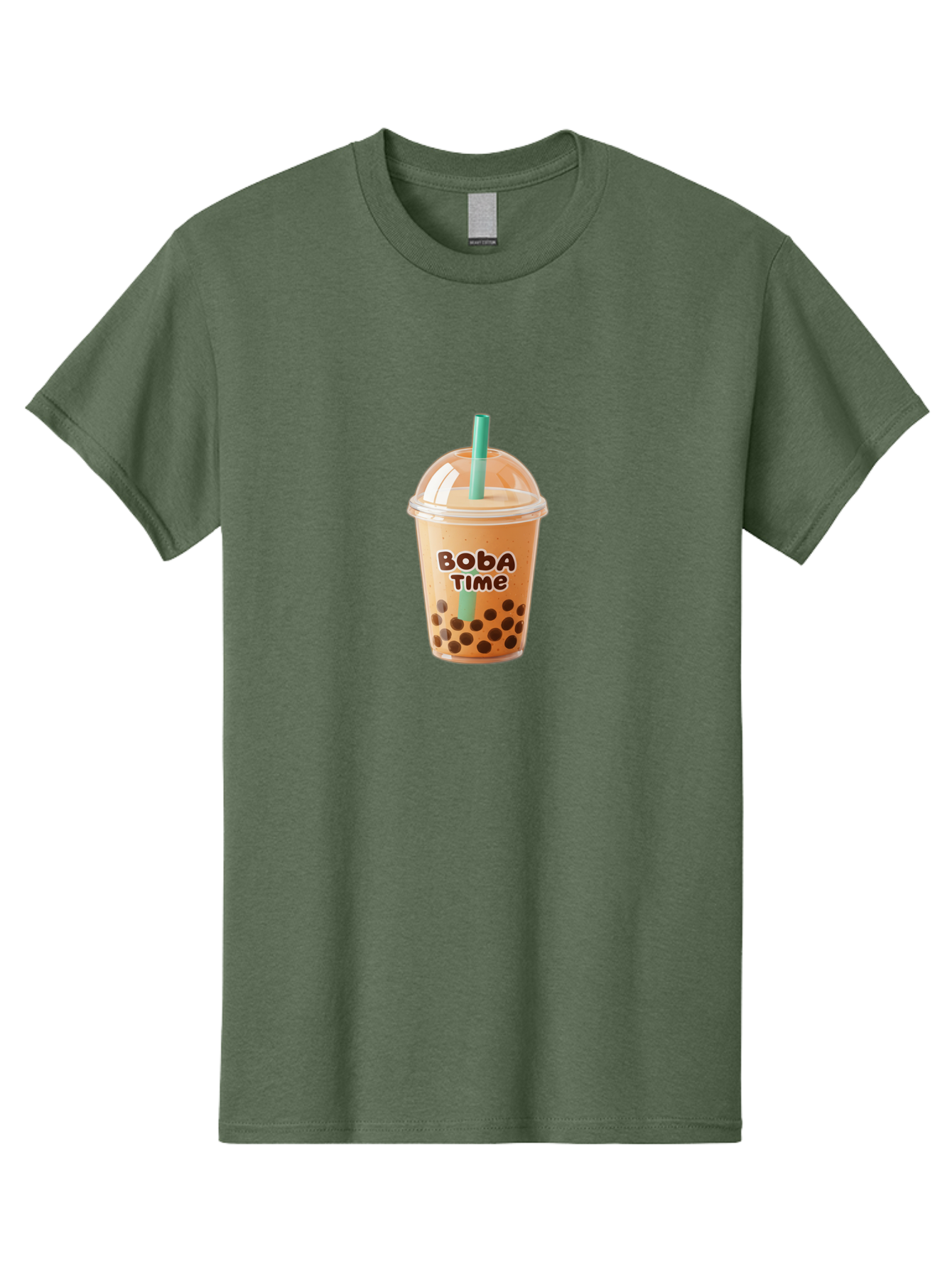 Boba-Time Men'S Graphic Tee, 100% Cotton, Comfortable Casual Summer Wear, Machine Washable, Boba Tea, Bubble Tea, Milk Tea, Tapioca Pearls, Tea Drink, Boba Time, Tea Culture, Milk Tea Lover, Boba Drink, Tea Time, Bubble Tea Lover Bac674