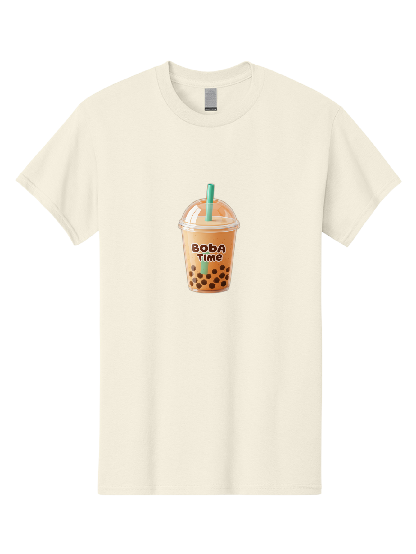 Boba-Time Men'S Graphic Tee, 100% Cotton, Comfortable Casual Summer Wear, Machine Washable, Boba Tea, Bubble Tea, Milk Tea, Tapioca Pearls, Tea Drink, Boba Time, Tea Culture, Milk Tea Lover, Boba Drink, Tea Time, Bubble Tea Lover Bac674