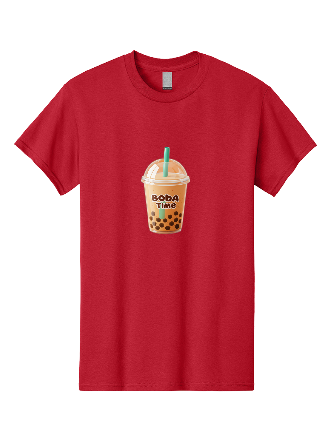 Boba-Time Men'S Graphic Tee, 100% Cotton, Comfortable Casual Summer Wear, Machine Washable, Boba Tea, Bubble Tea, Milk Tea, Tapioca Pearls, Tea Drink, Boba Time, Tea Culture, Milk Tea Lover, Boba Drink, Tea Time, Bubble Tea Lover Bac674