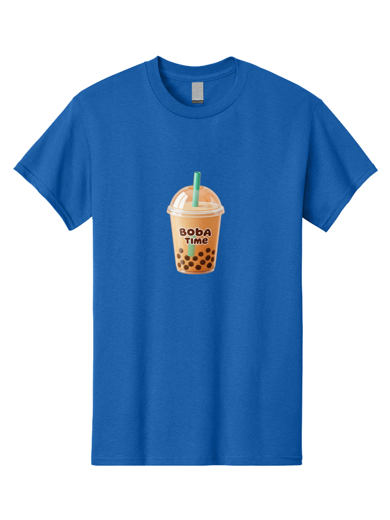 Boba-Time Men'S Graphic Tee, 100% Cotton, Comfortable Casual Summer Wear, Machine Washable, Boba Tea, Bubble Tea, Milk Tea, Tapioca Pearls, Tea Drink, Boba Time, Tea Culture, Milk Tea Lover, Boba Drink, Tea Time, Bubble Tea Lover Bac674