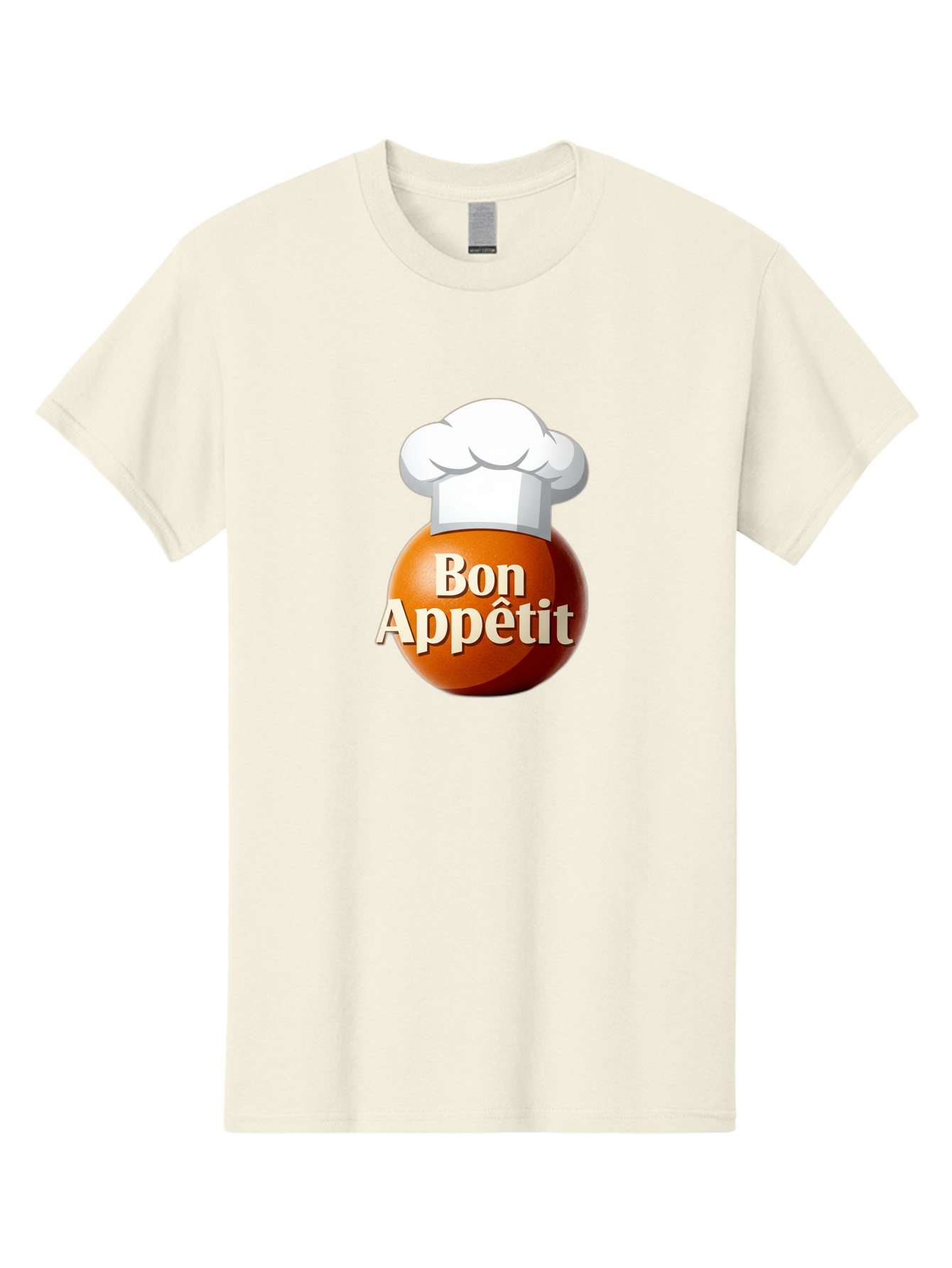 Bon-Appetit-1 Men'S Graphic Tee, 100% Cotton, Comfortable Casual Summer Wear, Machine Washable, Bon Appetit, Chef Hat, Cooking, Cuisine, Culinary Arts, Chef'S Hat, Gourmet, Fine Dining, Restaurant, Culinary Delights, Foodie, Epicure Bac676