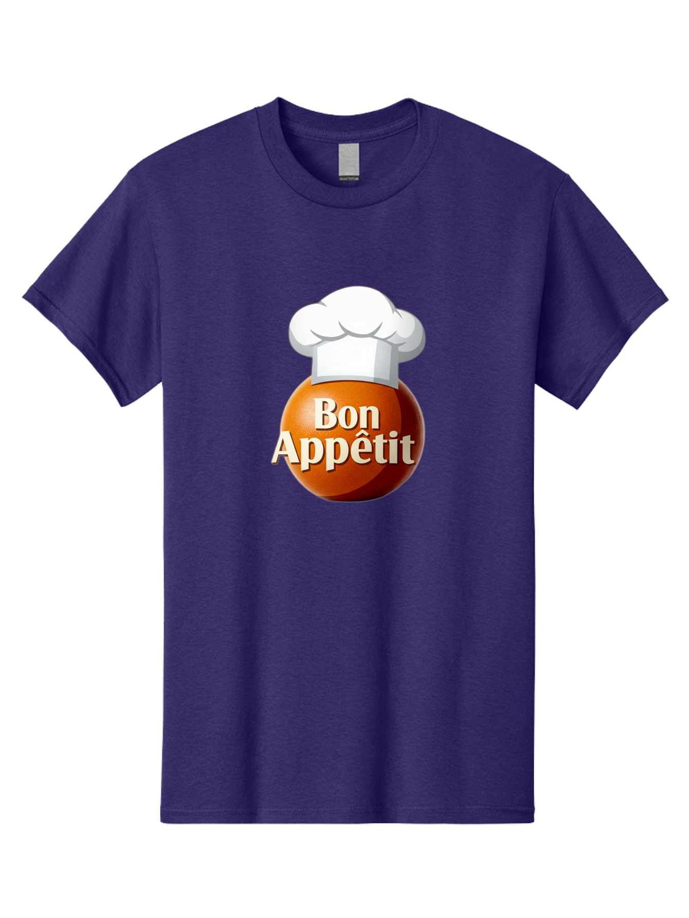 Bon-Appetit-1 Men'S Graphic Tee, 100% Cotton, Comfortable Casual Summer Wear, Machine Washable, Bon Appetit, Chef Hat, Cooking, Cuisine, Culinary Arts, Chef'S Hat, Gourmet, Fine Dining, Restaurant, Culinary Delights, Foodie, Epicure Bac676
