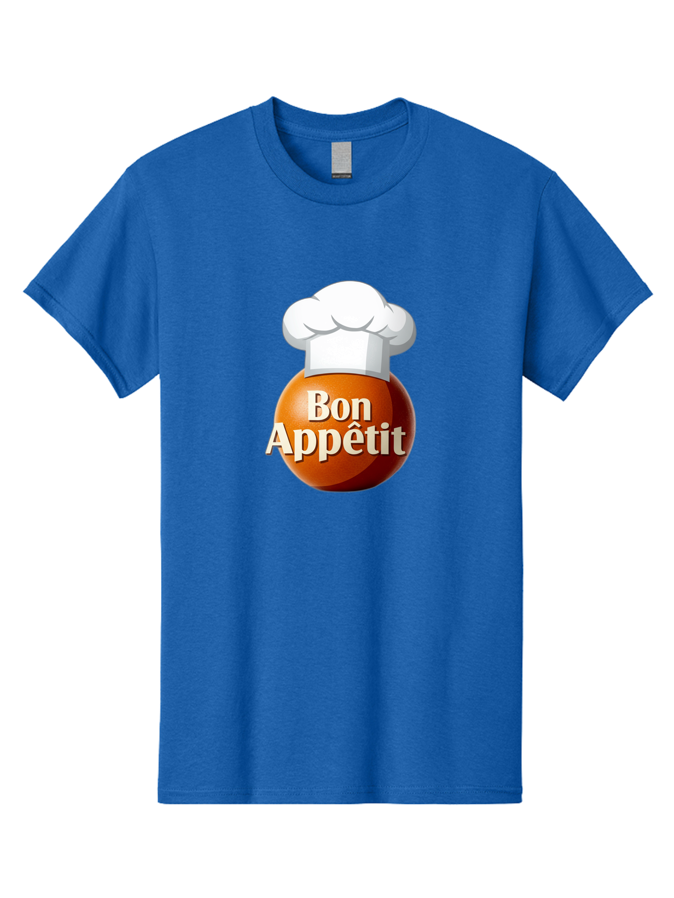 Bon-Appetit-1 Men'S Graphic Tee, 100% Cotton, Comfortable Casual Summer Wear, Machine Washable, Bon Appetit, Chef Hat, Cooking, Cuisine, Culinary Arts, Chef'S Hat, Gourmet, Fine Dining, Restaurant, Culinary Delights, Foodie, Epicure Bac676