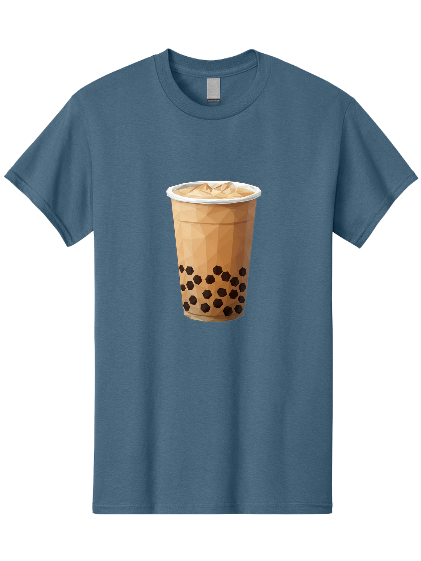 Bubble-Milk-Tea-1 Men'S Graphic Tee, 100% Cotton, Comfortable Casual Summer Wear, Machine Washable, Boba Tea, Milk Tea, Bubble Tea, Drink, Beverage, Iced Tea, Tapioca Pearls, Brown Sugar, Coffee Shop, Cafe Culture, Refreshing Drink, Cold Brew Bac683