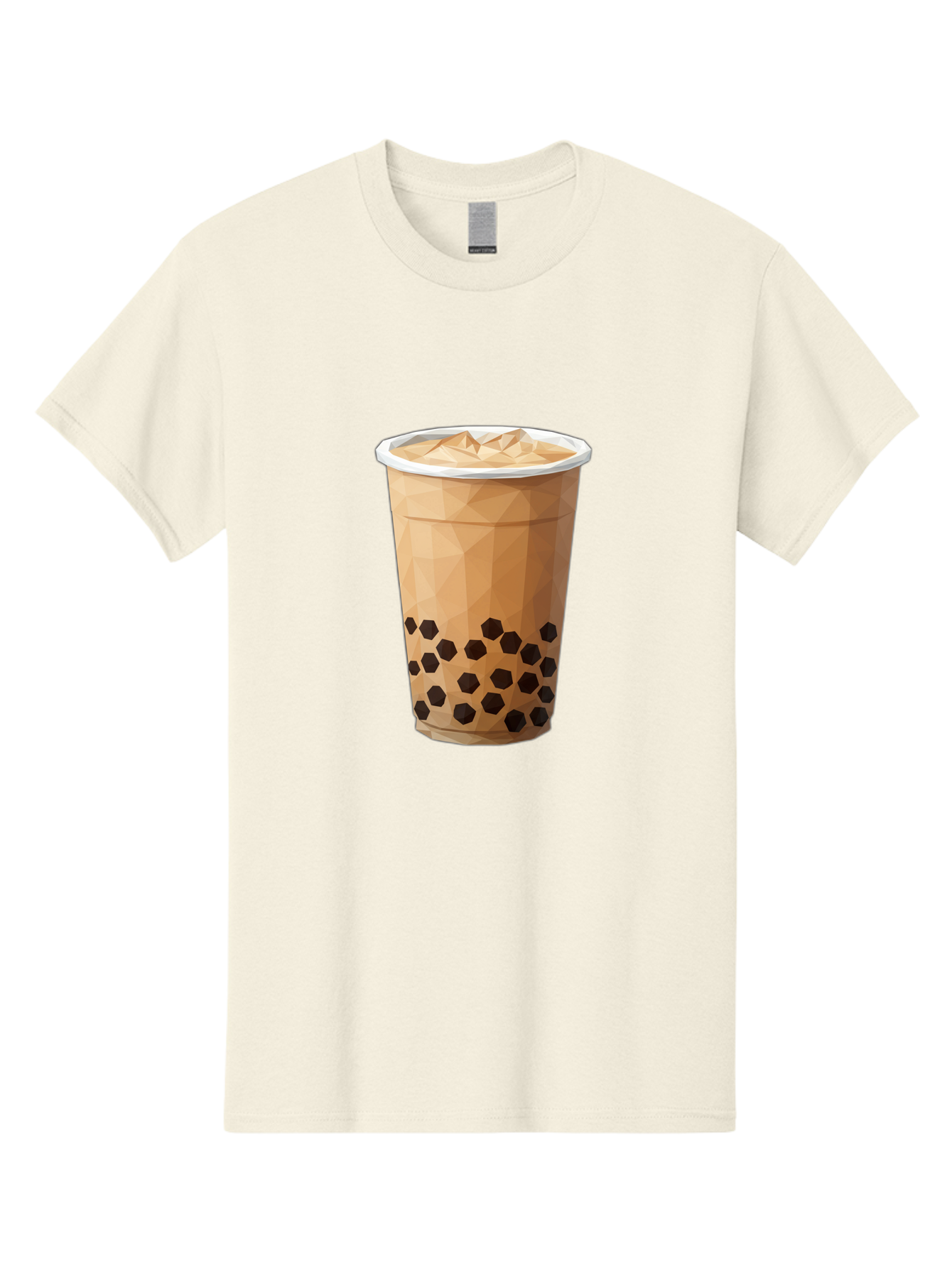 Bubble-Milk-Tea-1 Men'S Graphic Tee, 100% Cotton, Comfortable Casual Summer Wear, Machine Washable, Boba Tea, Milk Tea, Bubble Tea, Drink, Beverage, Iced Tea, Tapioca Pearls, Brown Sugar, Coffee Shop, Cafe Culture, Refreshing Drink, Cold Brew Bac683