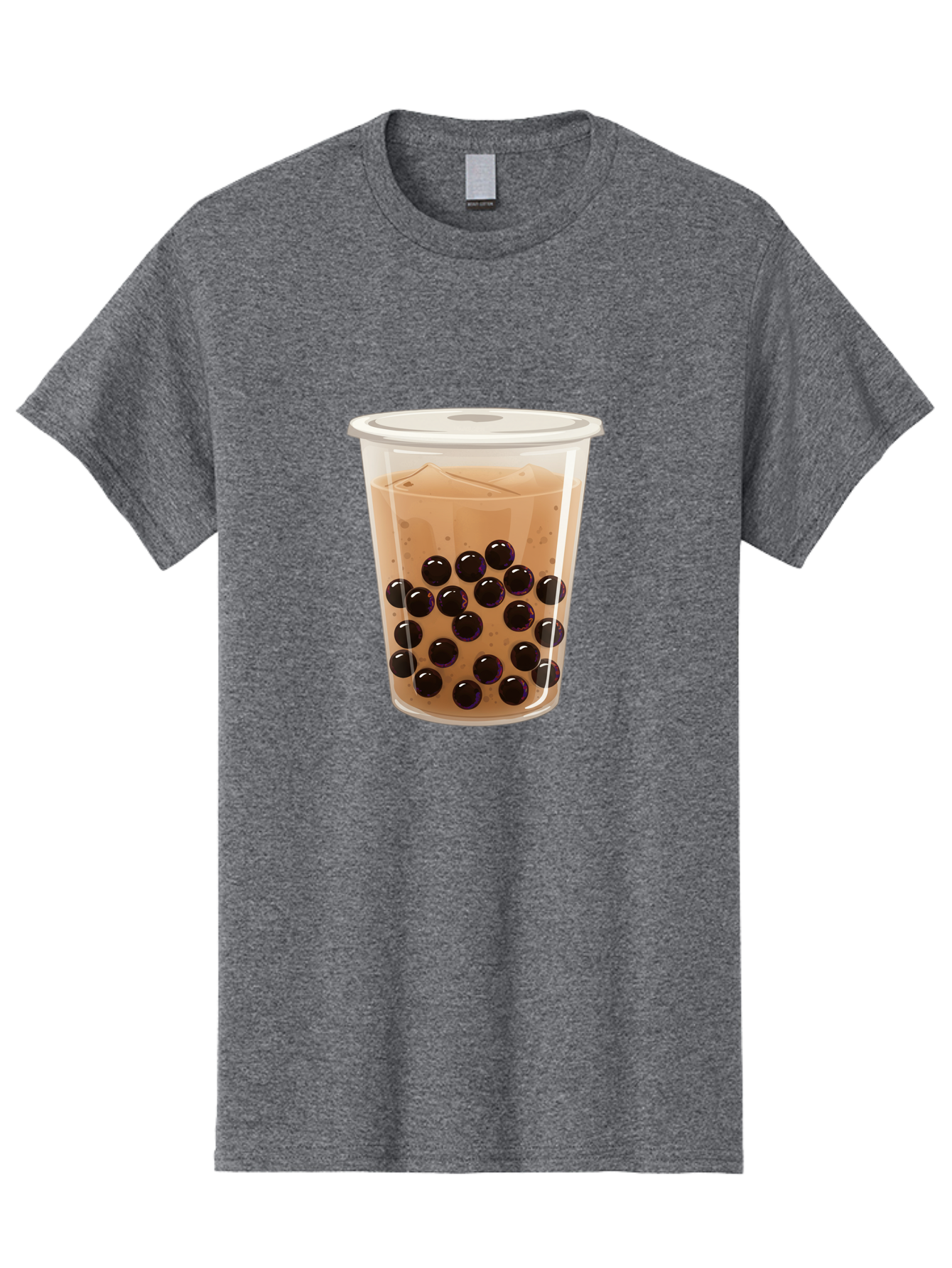 Bubble-Milk-Tea-3 Men'S Graphic Tee, 100% Cotton, Comfortable Casual Summer Wear, Machine Washable, Boba Tea, Bubble Tea, Milk Tea, Tapioca Pearls, Iced Tea, Refreshing Drink, Cold Beverage, Popular Drink, Trendy Beverage, Boba Bac685