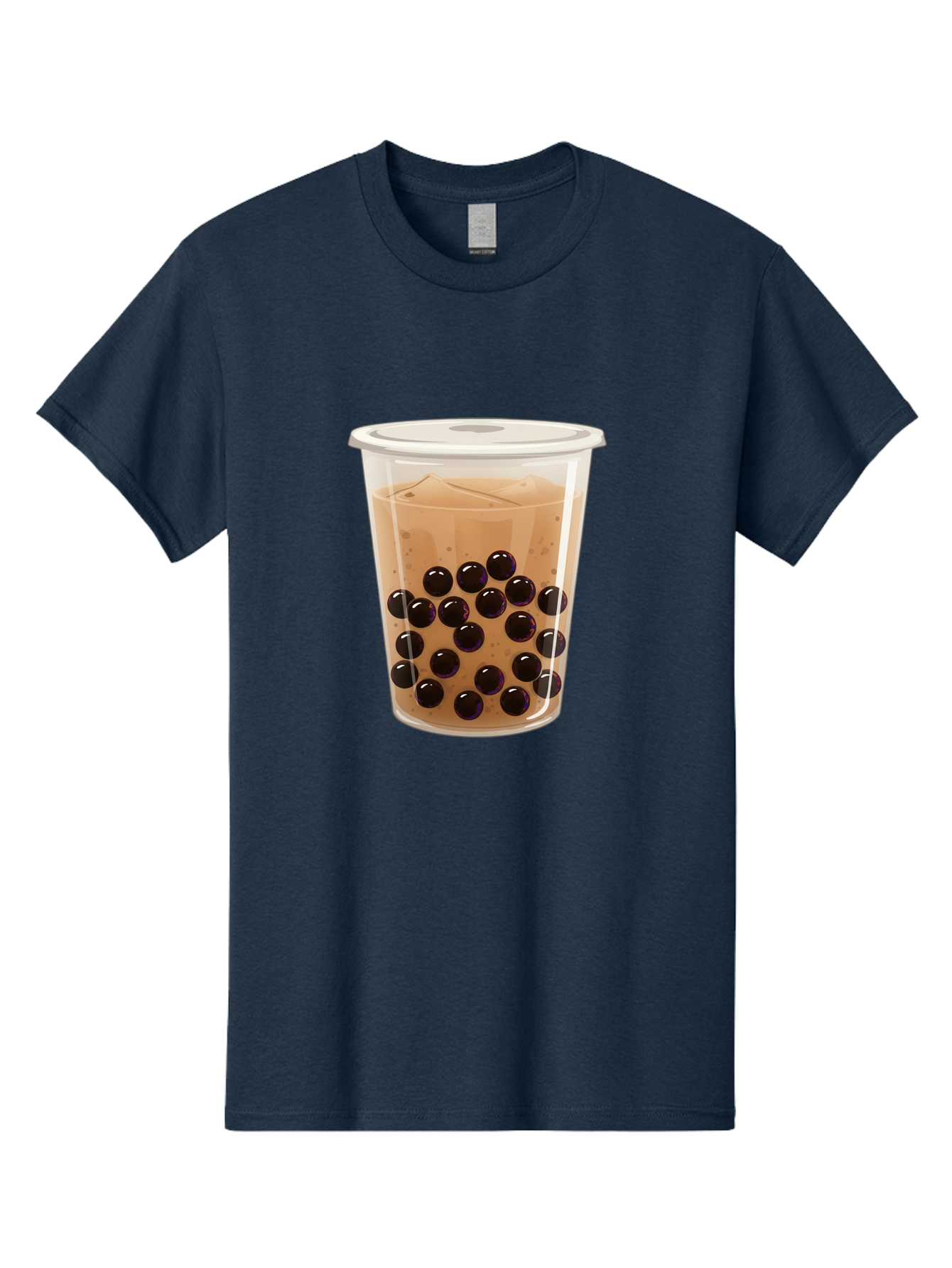 Bubble-Milk-Tea-3 Men'S Graphic Tee, 100% Cotton, Comfortable Casual Summer Wear, Machine Washable, Boba Tea, Bubble Tea, Milk Tea, Tapioca Pearls, Iced Tea, Refreshing Drink, Cold Beverage, Popular Drink, Trendy Beverage, Boba Bac685
