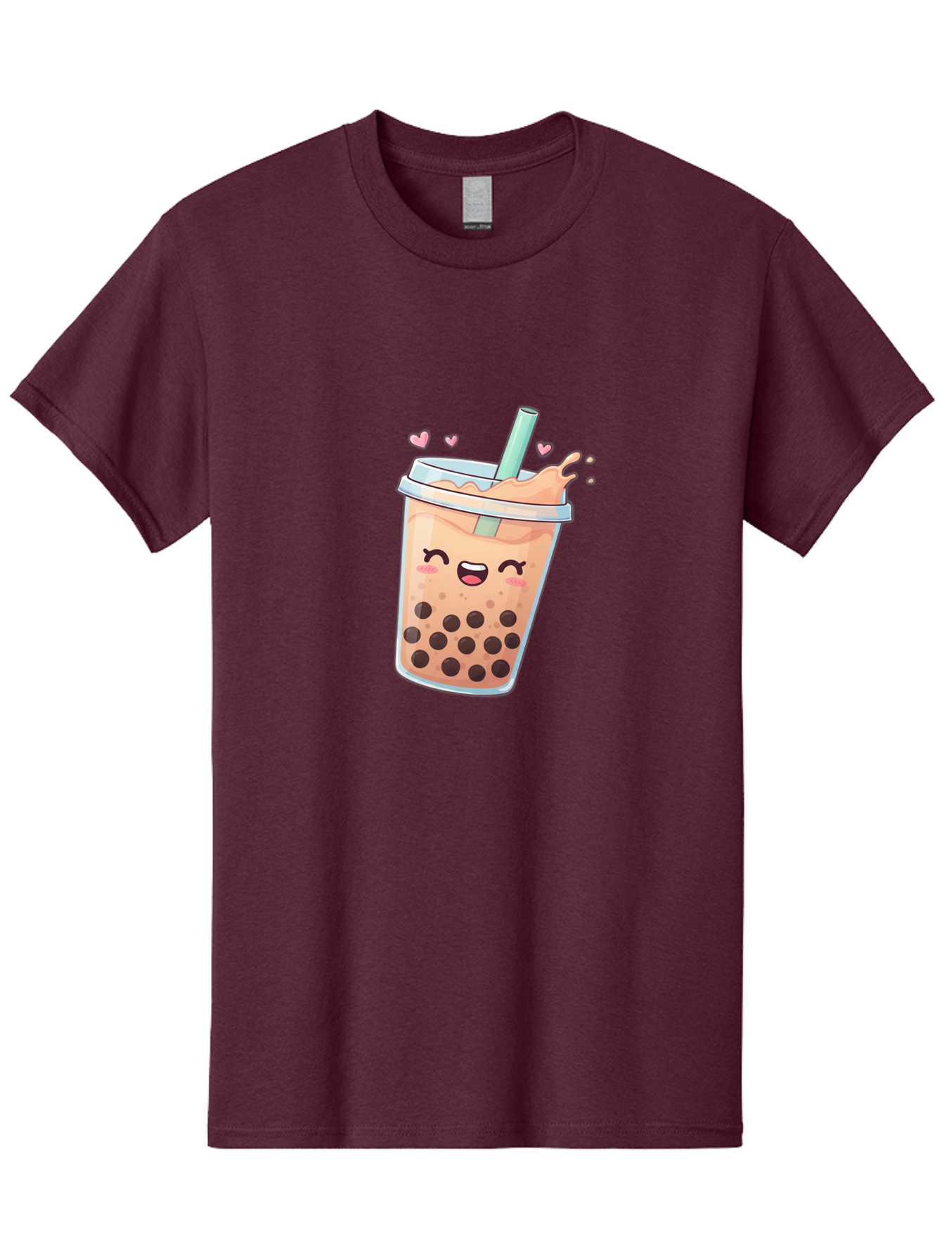 Bubble-Tea-16 Men'S Graphic Tee, 100% Cotton, Comfortable Casual Summer Wear, Machine Washable, Boba Tea, Bubble Tea, Kawaii Drink, Cute Cartoon Beverage, Tea With Boba, Smiling Milk Tea, Adorable Drink, Tea Lover, Boba Love, Refreshing Drink Bac696