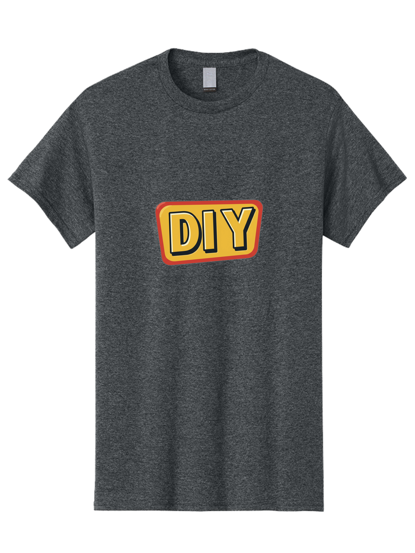 Diy-3 Men'S Graphic Tee, 100% Cotton, Comfortable Casual Summer Wear, Machine Washable, Diy Sign, Handyman Tips, Home Improvement, Crafting Ideas, Self-Sufficiency, Creativity, Customization, Tutorials, Handmade, Diy Projects Bad011
