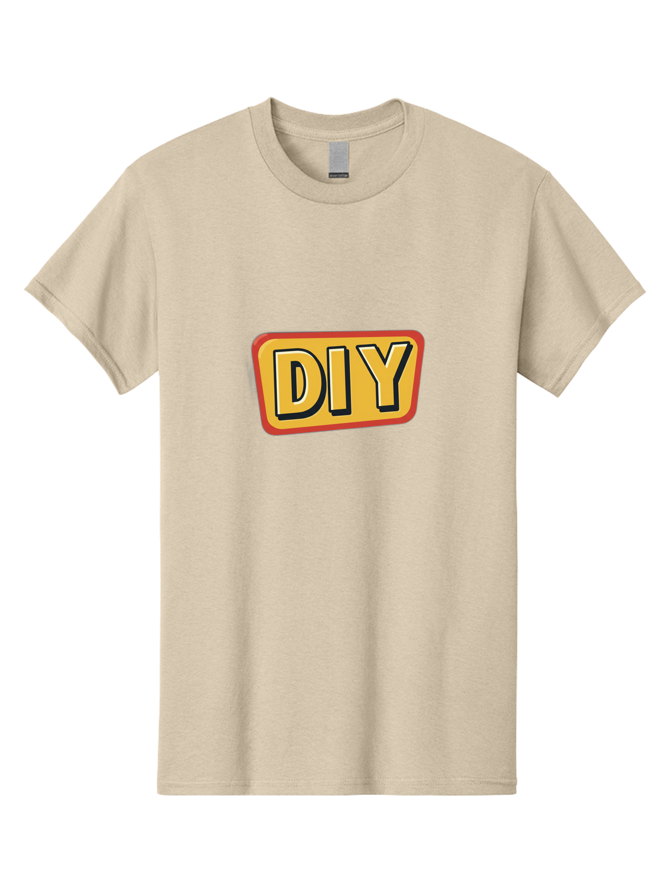 Diy-3 Men'S Graphic Tee, 100% Cotton, Comfortable Casual Summer Wear, Machine Washable, Diy Sign, Handyman Tips, Home Improvement, Crafting Ideas, Self-Sufficiency, Creativity, Customization, Tutorials, Handmade, Diy Projects Bad011