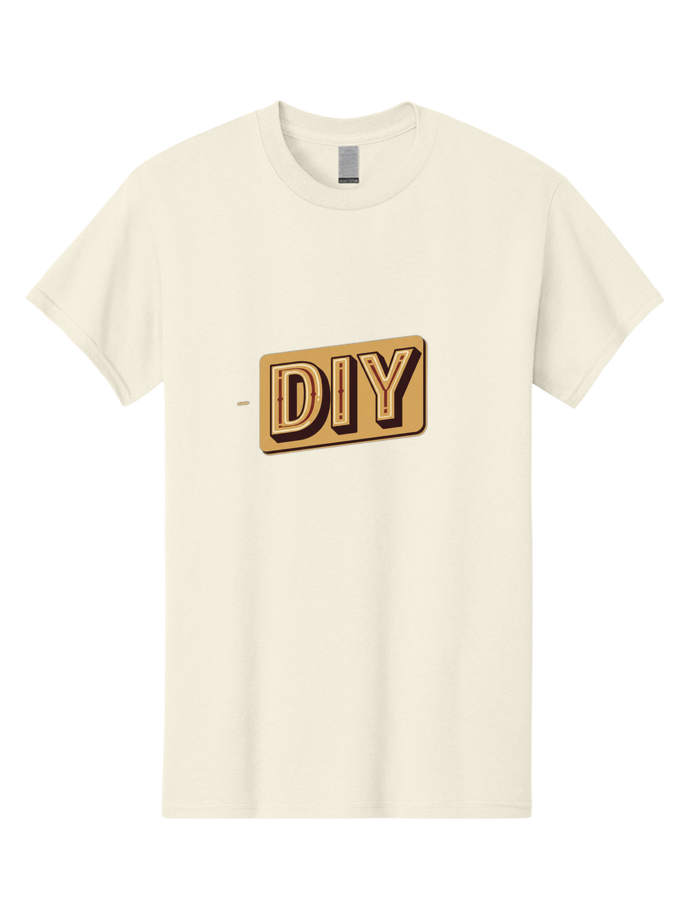 Diy-5 Men'S Graphic Tee, 100% Cotton, Comfortable Casual Summer Wear, Machine Washable, Diy Logo, Handmade Crafts, Diy Tutorials, Home Improvement, Crafting Ideas, Self-Made Projects, Creative Inspiration Bad013