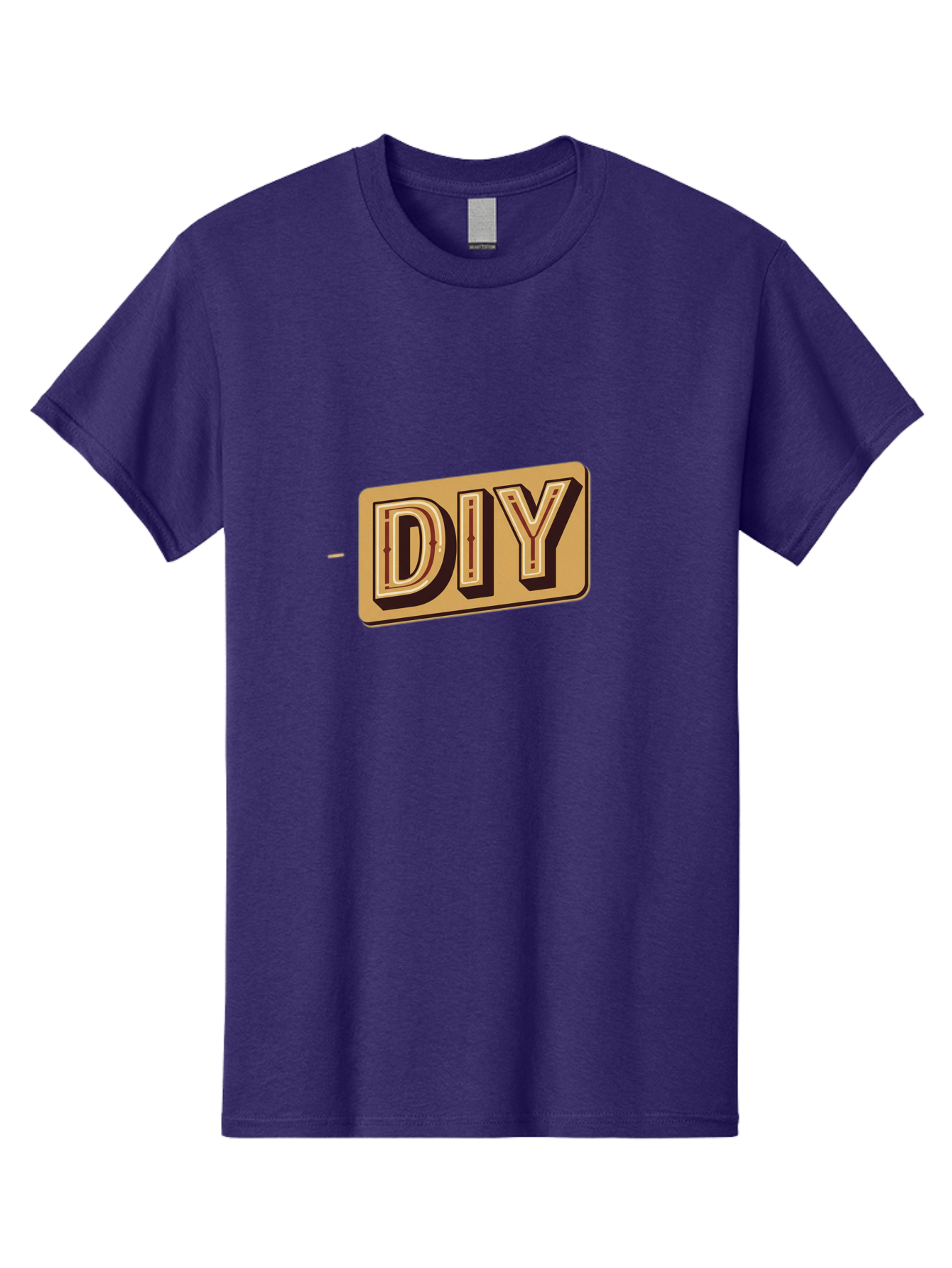 Diy-5 Men'S Graphic Tee, 100% Cotton, Comfortable Casual Summer Wear, Machine Washable, Diy Logo, Handmade Crafts, Diy Tutorials, Home Improvement, Crafting Ideas, Self-Made Projects, Creative Inspiration Bad013