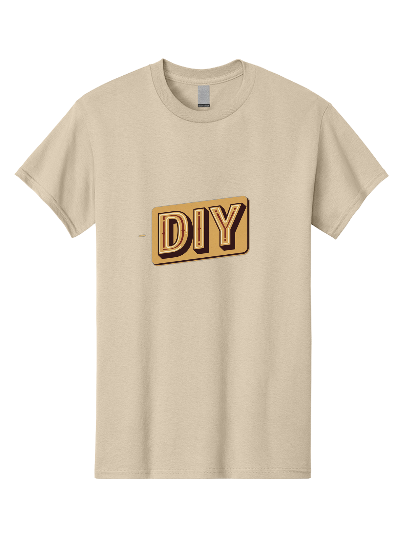 Diy-5 Men'S Graphic Tee, 100% Cotton, Comfortable Casual Summer Wear, Machine Washable, Diy Logo, Handmade Crafts, Diy Tutorials, Home Improvement, Crafting Ideas, Self-Made Projects, Creative Inspiration Bad013