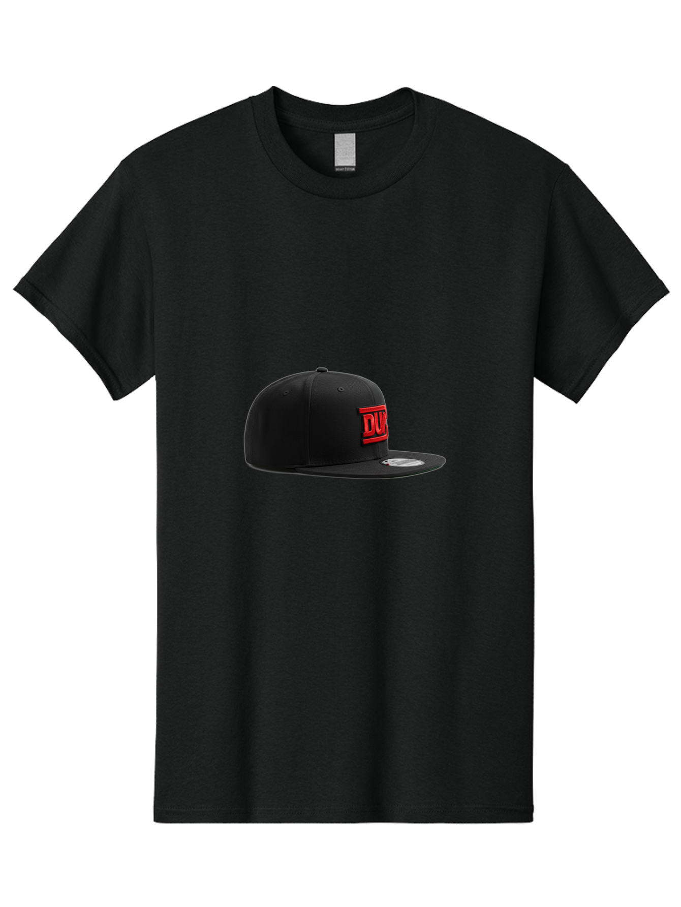 Dunk-Low-Pro-Sb Men'S Graphic Tee, 100% Cotton, Comfortable Casual Summer Wear, Machine Washable, Black Baseball Cap, Red Logo, Dunk Branding, Athletic Wear, Sports Fashion, Streetwear, Snapback Hat, Casual Style, Trendy Accessories Bad061