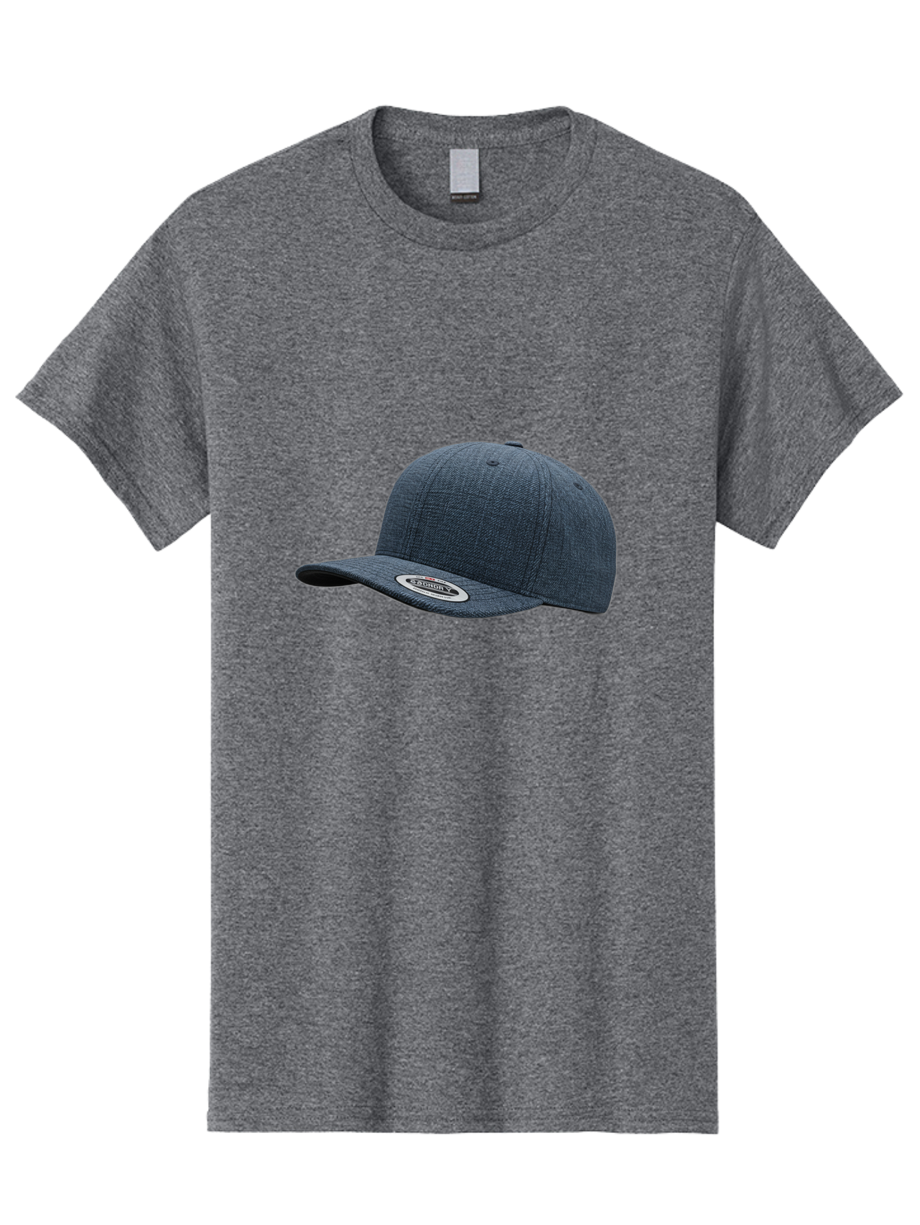 Flexfit-Cap Men'S Graphic Tee, 100% Cotton, Comfortable Casual Summer Wear, Machine Washable, Flexfit Baseball Cap, Dark Blue Cap, Snapback Hat, Flexfit Logo, Stylish Headwear, Casual Fashion, Sports Cap, Flexfit Branding, Hat With Logo Bad102
