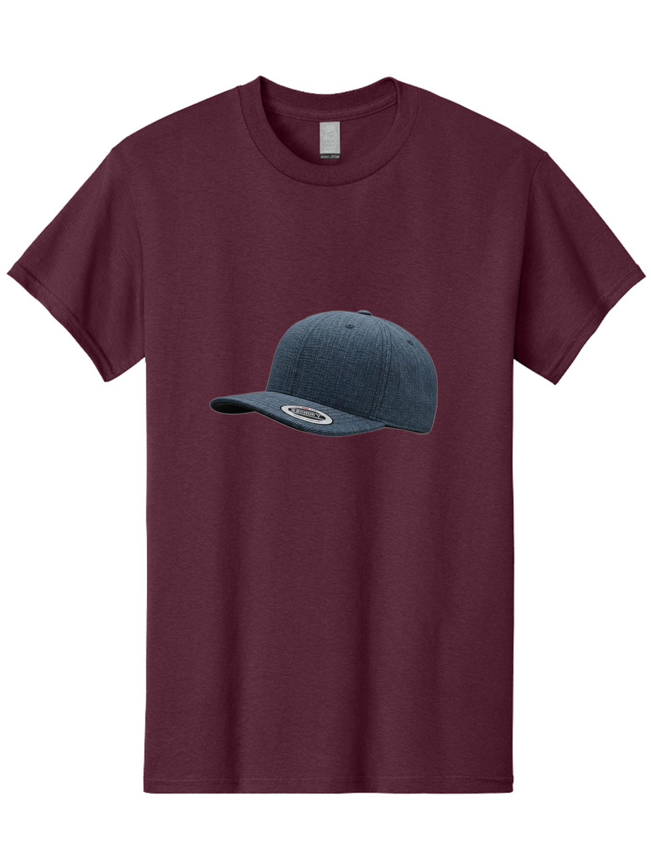 Flexfit-Cap Men'S Graphic Tee, 100% Cotton, Comfortable Casual Summer Wear, Machine Washable, Flexfit Baseball Cap, Dark Blue Cap, Snapback Hat, Flexfit Logo, Stylish Headwear, Casual Fashion, Sports Cap, Flexfit Branding, Hat With Logo Bad102