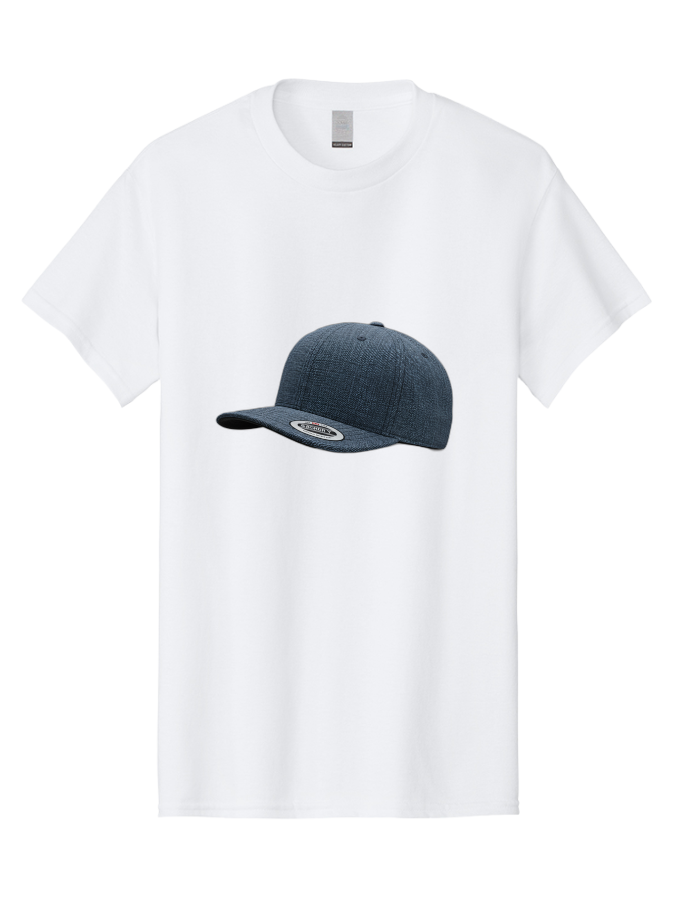 Flexfit-Cap Men'S Graphic Tee, 100% Cotton, Comfortable Casual Summer Wear, Machine Washable, Flexfit Baseball Cap, Dark Blue Cap, Snapback Hat, Flexfit Logo, Stylish Headwear, Casual Fashion, Sports Cap, Flexfit Branding, Hat With Logo Bad102