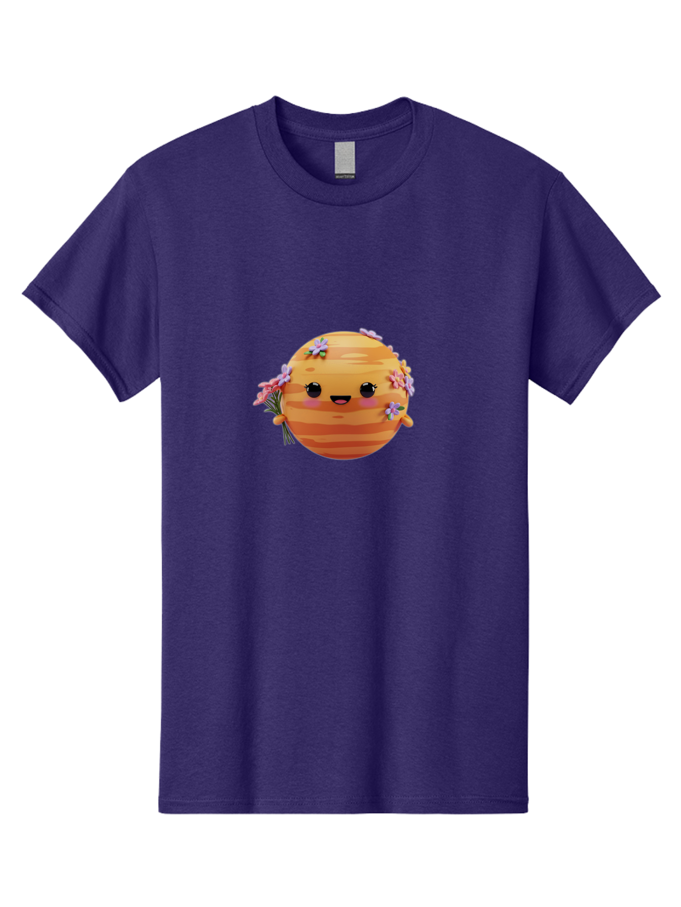 Honeycomb-Bee Men'S Graphic Tee, 100% Cotton, Comfortable Casual Summer Wear, Machine Washable, Cartoon Bee, Honeycomb, Flowers, Blossoms, Smiling Face, Kawaii Character, Cute Bee, Floral Decorations, Bee Illustration, Digital Art, Bad200
