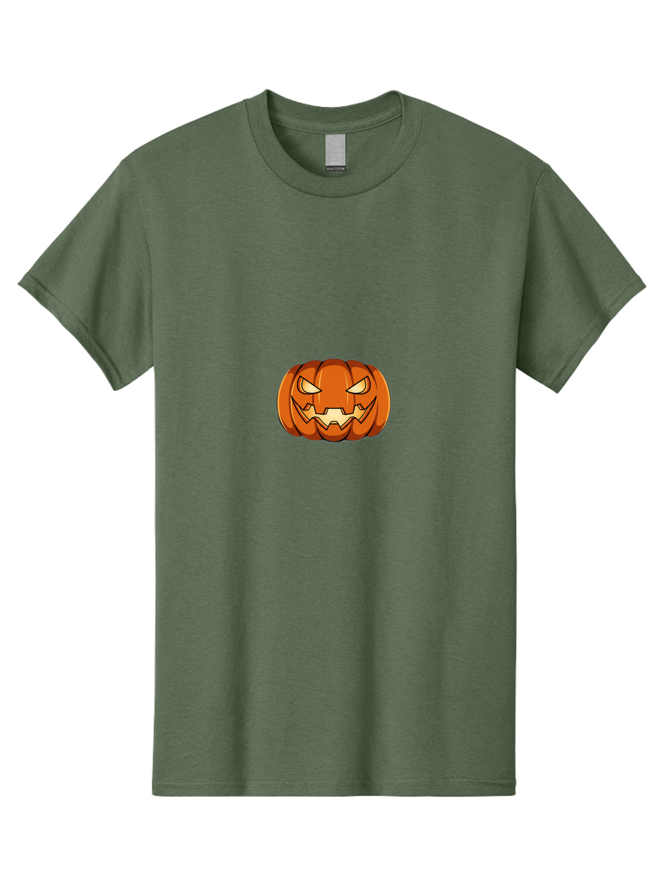 Jack-O-Lantern-3 Men'S Graphic Tee, 100% Cotton, Comfortable Casual Summer Wear, Machine Washable, Halloween Pumpkin, Jack-O-Lantern, Spooky Face, Cartoon Character, Autumnal Decor, Halloween Decorations, Scary Pumpkin, Evil Grin, Fall Season Bad223