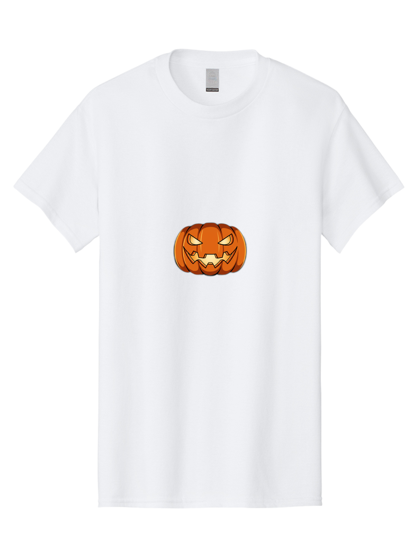 Jack-O-Lantern-3 Men'S Graphic Tee, 100% Cotton, Comfortable Casual Summer Wear, Machine Washable, Halloween Pumpkin, Jack-O-Lantern, Spooky Face, Cartoon Character, Autumnal Decor, Halloween Decorations, Scary Pumpkin, Evil Grin, Fall Season Bad223