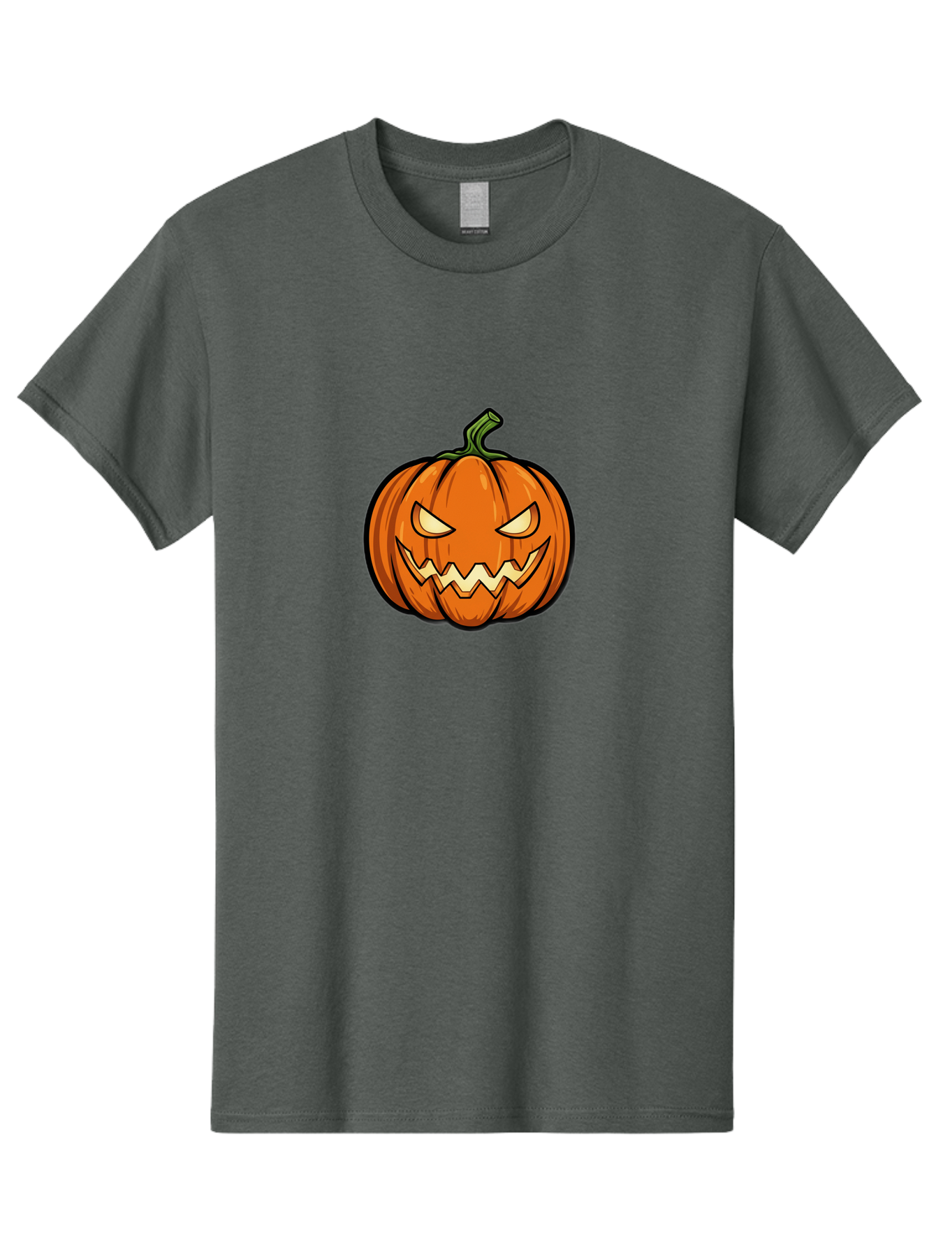 Jack-O-Lantern-5 Men'S Graphic Tee, 100% Cotton, Comfortable Casual Summer Wear, Machine Washable, Cartoon Pumpkin, Halloween Decorations, Spooky Face, Orange Pumpkin, Scary Eyes, Autumn Symbols, Jack O' Lantern, Halloween Theme, Festive Gourd Bad225