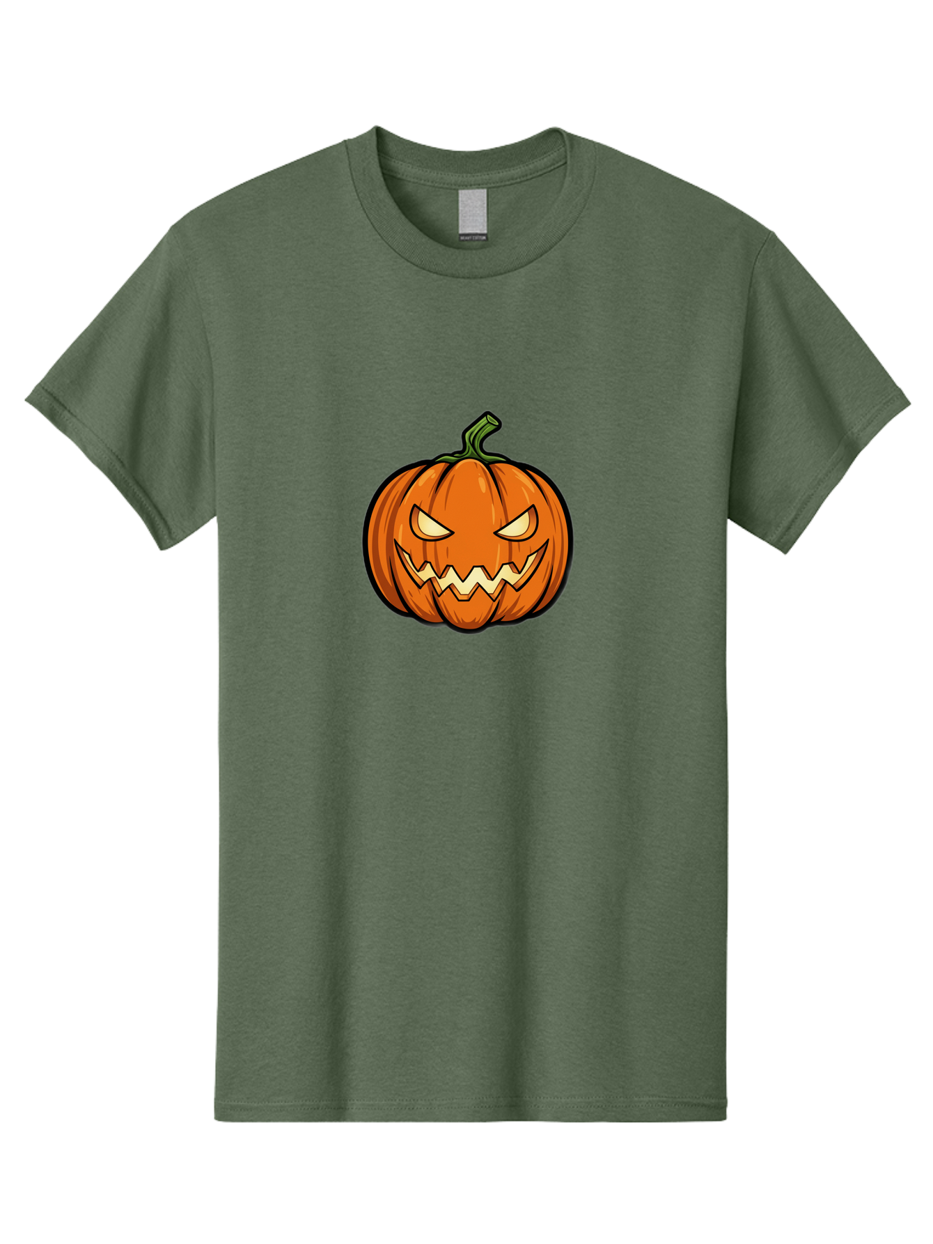 Jack-O-Lantern-5 Men'S Graphic Tee, 100% Cotton, Comfortable Casual Summer Wear, Machine Washable, Cartoon Pumpkin, Halloween Decorations, Spooky Face, Orange Pumpkin, Scary Eyes, Autumn Symbols, Jack O' Lantern, Halloween Theme, Festive Gourd Bad225
