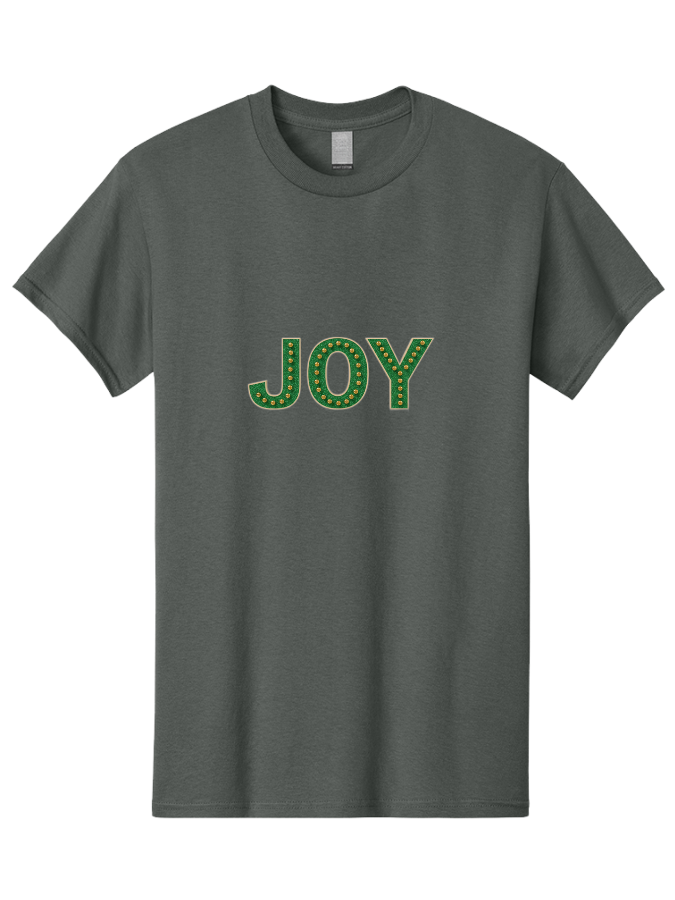 Joy Men'S Graphic Tee, 100% Cotton, Comfortable Casual Summer Wear, Machine Washable, Marquee Letters, Festive Typography, Decorative Design, Celebratory Theme, Joyful Atmosphere, Happiness, Cheerfulness, Bright Lights, Ornate Details Bad232