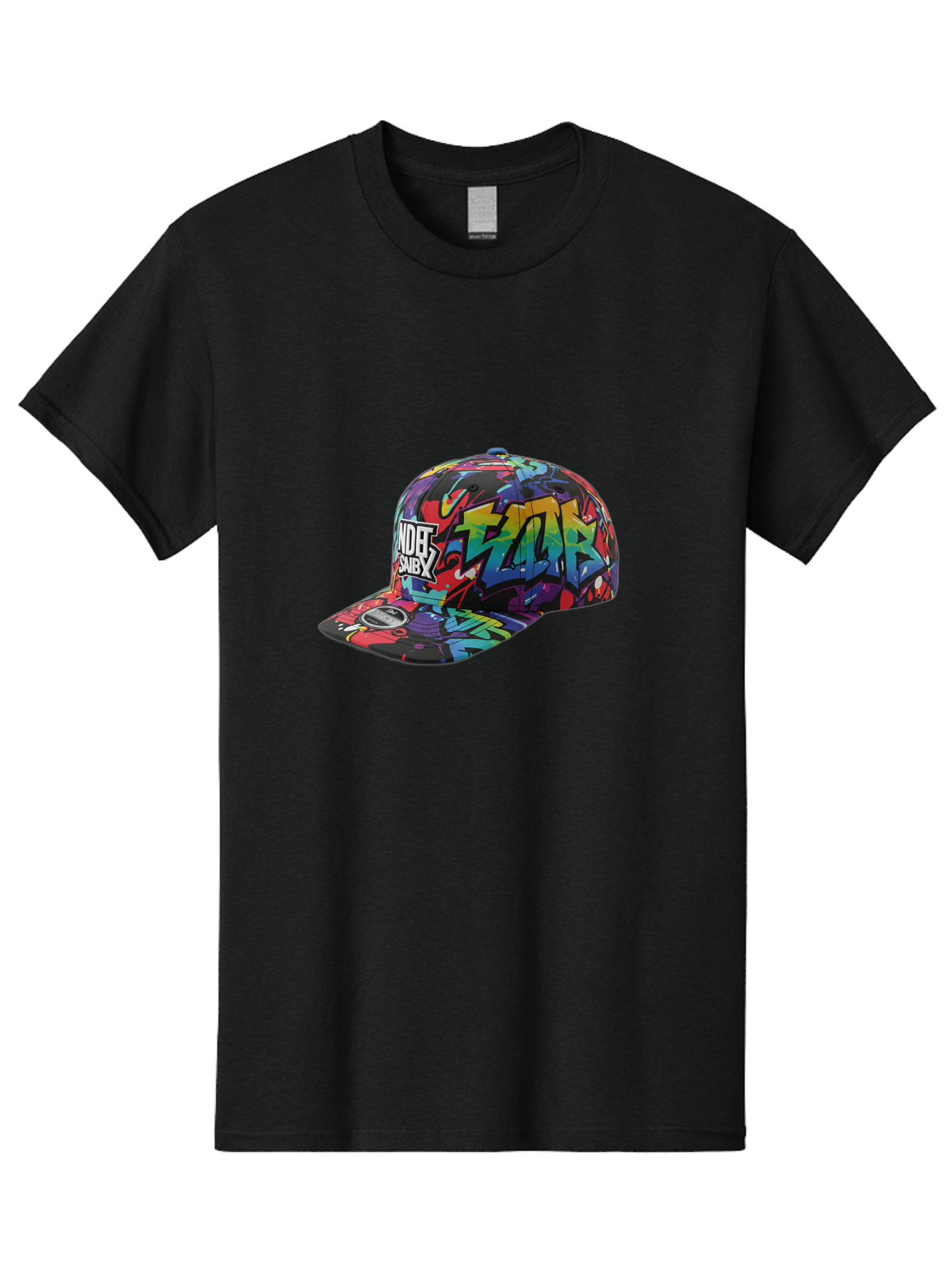 Kazr-Baseball-Cap Men'S Graphic Tee, 100% Cotton, Comfortable Casual Summer Wear, Machine Washable, Streetwear Fashion, Graffiti Art, Urban Style, Kansas Hat, Xsby Logo, Vibrant Colors, Bold Design, Casual Wear, Trendy Accessory Bad251