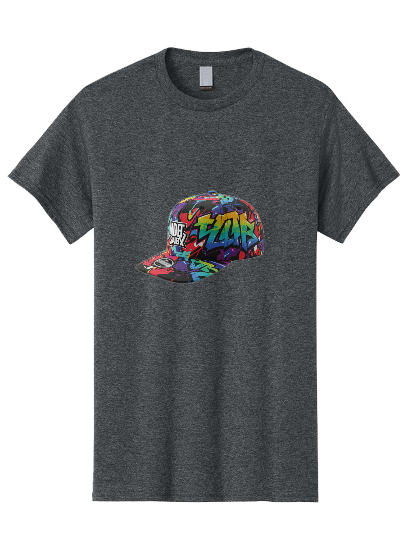 Kazr-Baseball-Cap Men'S Graphic Tee, 100% Cotton, Comfortable Casual Summer Wear, Machine Washable, Streetwear Fashion, Graffiti Art, Urban Style, Kansas Hat, Xsby Logo, Vibrant Colors, Bold Design, Casual Wear, Trendy Accessory Bad251