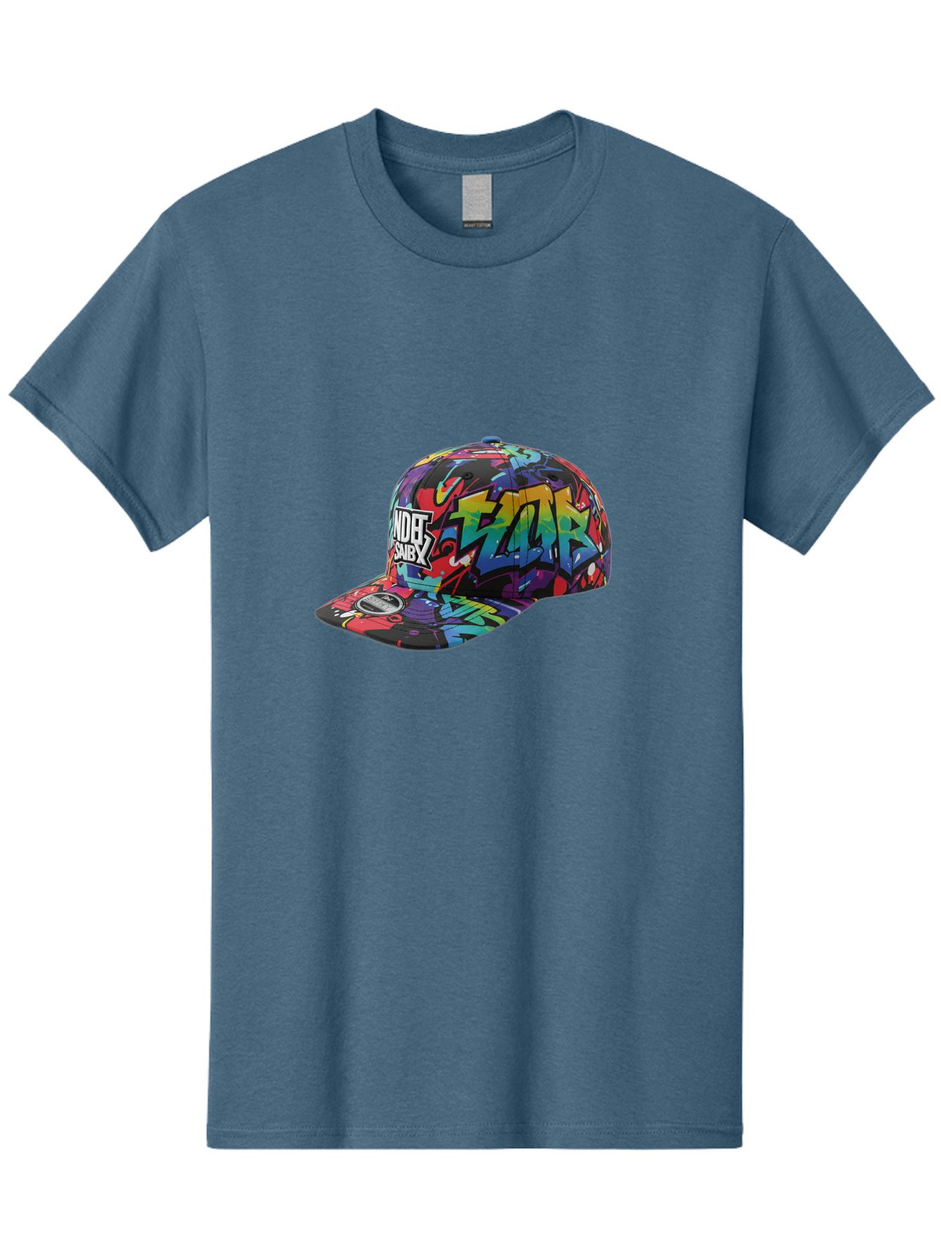 Kazr-Baseball-Cap Men'S Graphic Tee, 100% Cotton, Comfortable Casual Summer Wear, Machine Washable, Streetwear Fashion, Graffiti Art, Urban Style, Kansas Hat, Xsby Logo, Vibrant Colors, Bold Design, Casual Wear, Trendy Accessory Bad251