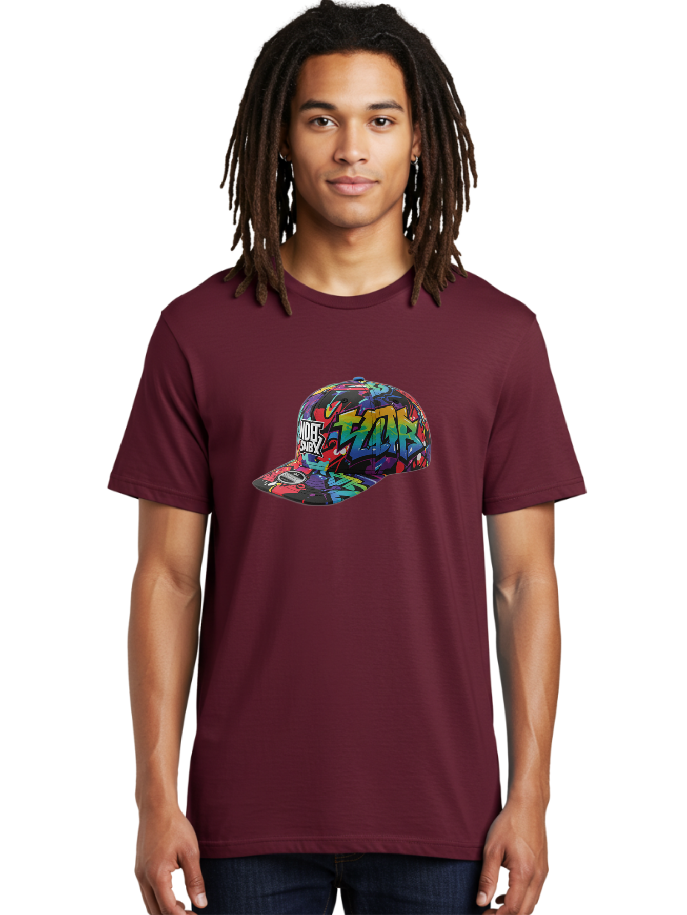 Kazr-Baseball-Cap Men'S Graphic Tee, 100% Cotton, Comfortable Casual Summer Wear, Machine Washable, Streetwear Fashion, Graffiti Art, Urban Style, Kansas Hat, Xsby Logo, Vibrant Colors, Bold Design, Casual Wear, Trendy Accessory Bad251