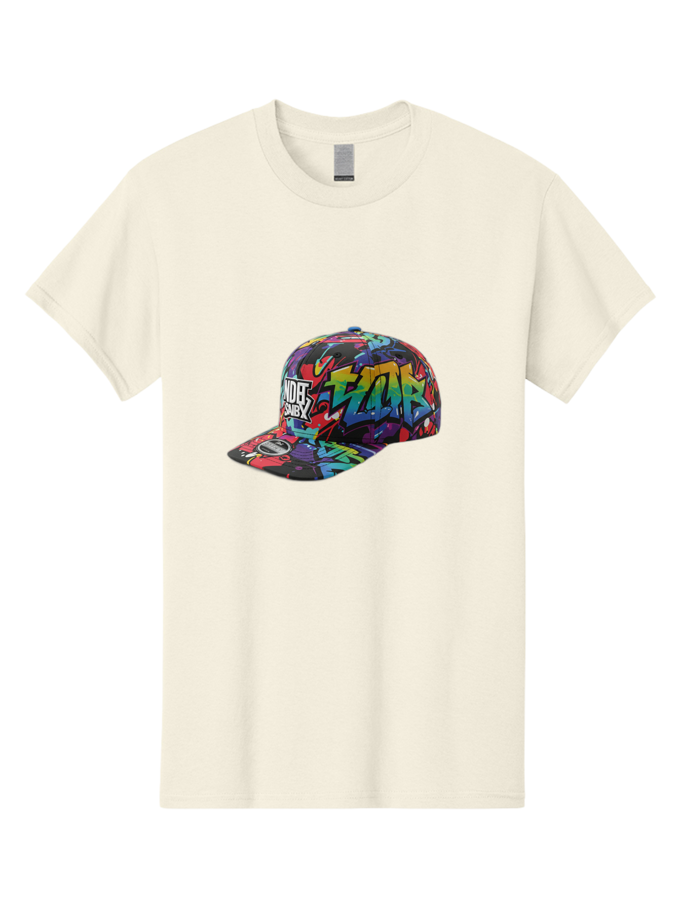Kazr-Baseball-Cap Men'S Graphic Tee, 100% Cotton, Comfortable Casual Summer Wear, Machine Washable, Streetwear Fashion, Graffiti Art, Urban Style, Kansas Hat, Xsby Logo, Vibrant Colors, Bold Design, Casual Wear, Trendy Accessory Bad251