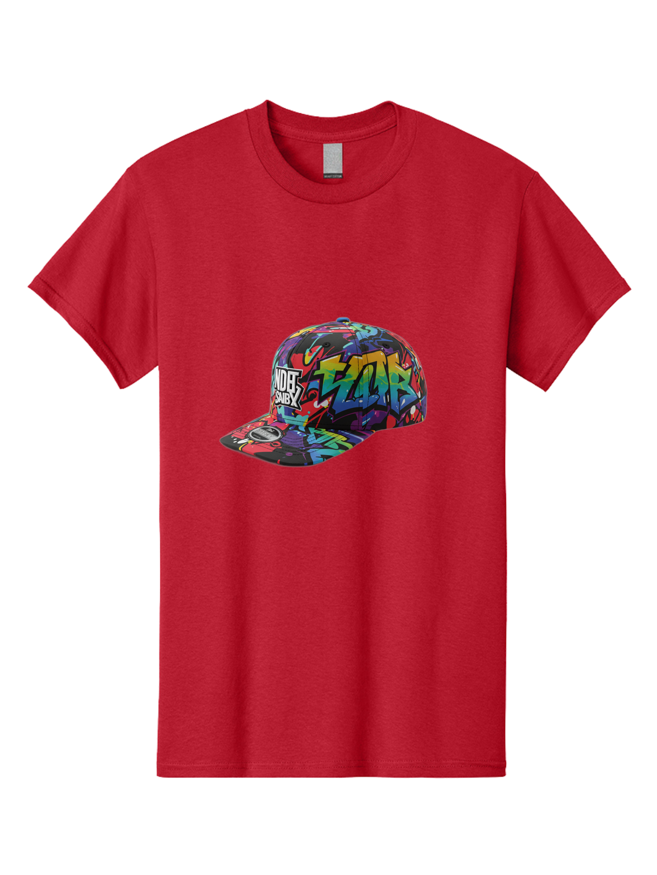 Kazr-Baseball-Cap Men'S Graphic Tee, 100% Cotton, Comfortable Casual Summer Wear, Machine Washable, Streetwear Fashion, Graffiti Art, Urban Style, Kansas Hat, Xsby Logo, Vibrant Colors, Bold Design, Casual Wear, Trendy Accessory Bad251