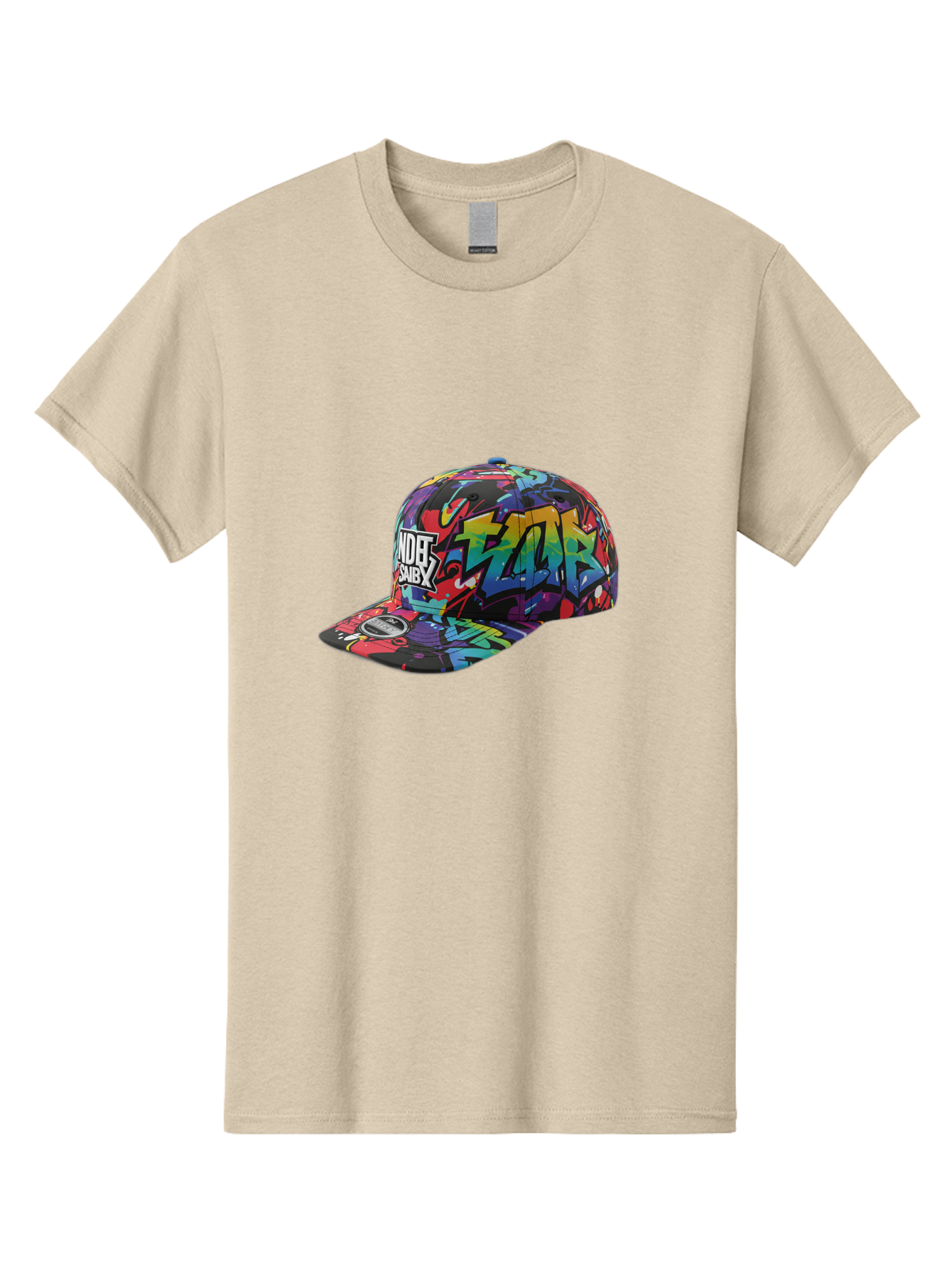 Kazr-Baseball-Cap Men'S Graphic Tee, 100% Cotton, Comfortable Casual Summer Wear, Machine Washable, Streetwear Fashion, Graffiti Art, Urban Style, Kansas Hat, Xsby Logo, Vibrant Colors, Bold Design, Casual Wear, Trendy Accessory Bad251