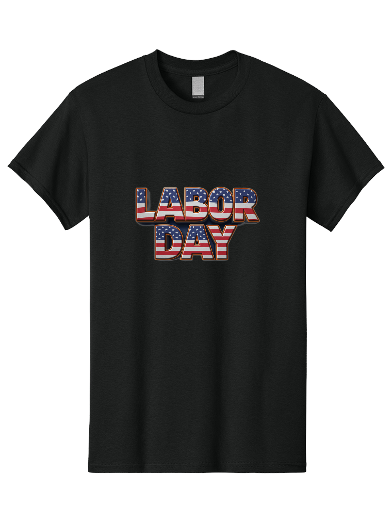 Labor-Day-1 Men'S Graphic Tee, 100% Cotton, Comfortable Casual Summer Wear, Machine Washable, Labor Day, Patriotic Theme, American Flag, Red White And Blue, Independence Day, 4Th Of July, Stars And Stripes, Usa, National Holiday, Celebration Bad257