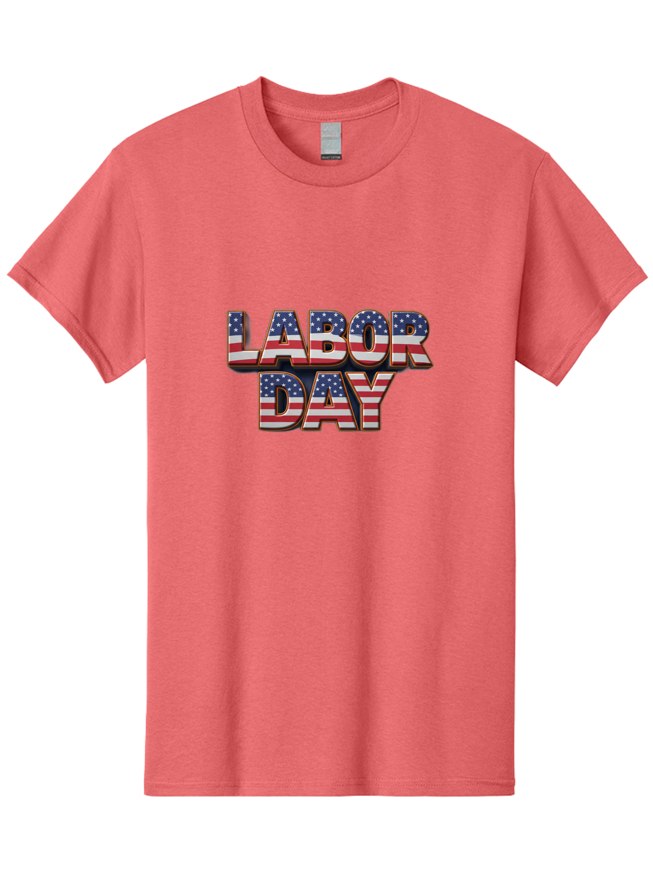 Labor-Day-1 Men'S Graphic Tee, 100% Cotton, Comfortable Casual Summer Wear, Machine Washable, Labor Day, Patriotic Theme, American Flag, Red White And Blue, Independence Day, 4Th Of July, Stars And Stripes, Usa, National Holiday, Celebration Bad257