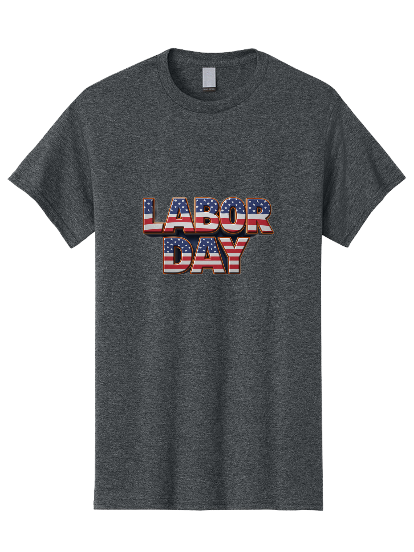 Labor-Day-1 Men'S Graphic Tee, 100% Cotton, Comfortable Casual Summer Wear, Machine Washable, Labor Day, Patriotic Theme, American Flag, Red White And Blue, Independence Day, 4Th Of July, Stars And Stripes, Usa, National Holiday, Celebration Bad257