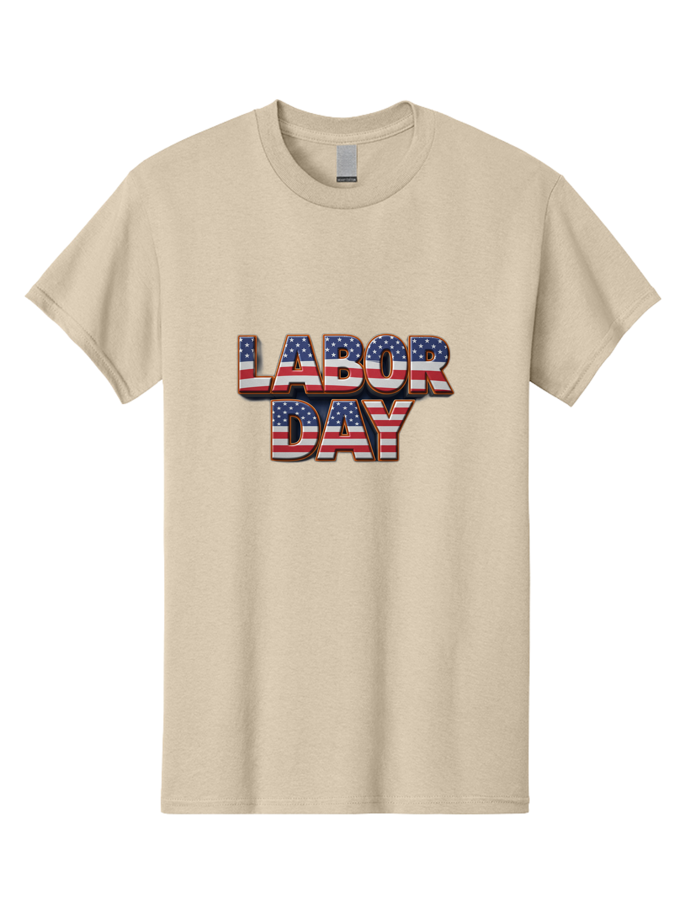 Labor-Day-1 Men'S Graphic Tee, 100% Cotton, Comfortable Casual Summer Wear, Machine Washable, Labor Day, Patriotic Theme, American Flag, Red White And Blue, Independence Day, 4Th Of July, Stars And Stripes, Usa, National Holiday, Celebration Bad257