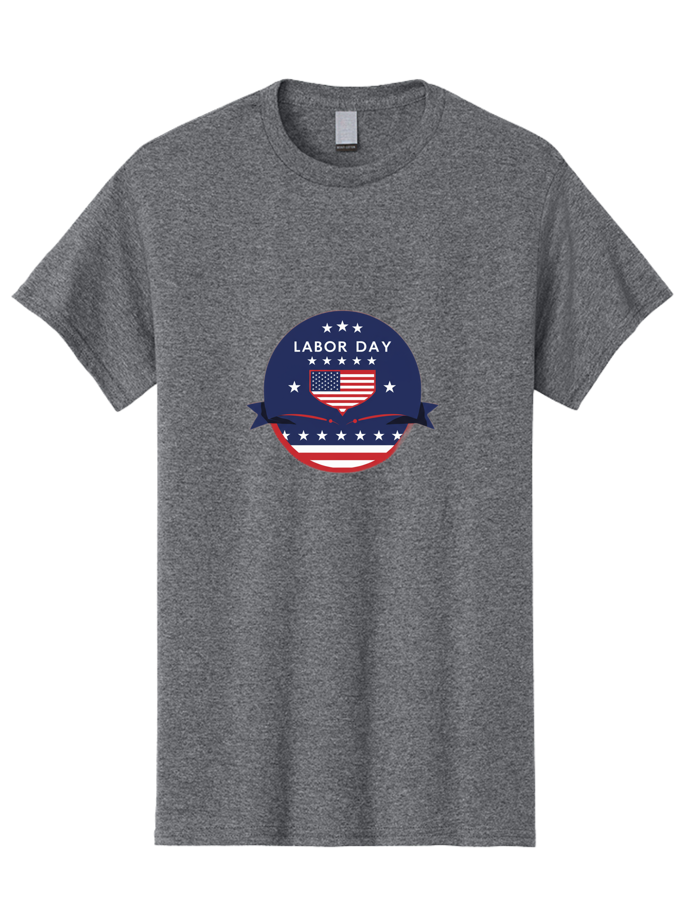 Labor-Day-3 Men'S Graphic Tee, 100% Cotton, Comfortable Casual Summer Wear, Machine Washable, Labor Day Graphic, American Flag, Patriotic Design, Usa Stars, Red White Blue Colors, Federal Holiday, Workers' Rights, Us Labor Movement Bad259