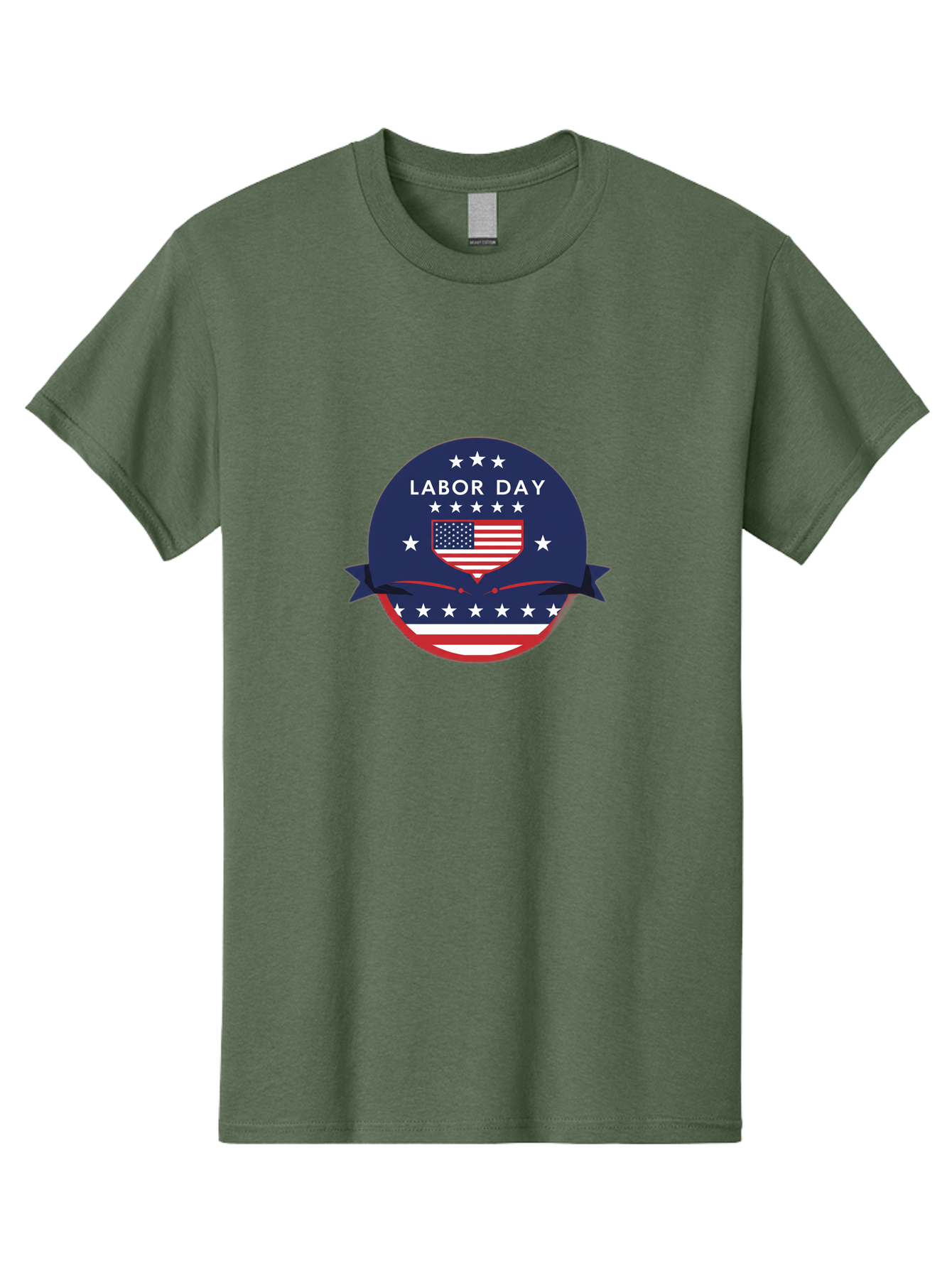 Labor-Day-3 Men'S Graphic Tee, 100% Cotton, Comfortable Casual Summer Wear, Machine Washable, Labor Day Graphic, American Flag, Patriotic Design, Usa Stars, Red White Blue Colors, Federal Holiday, Workers' Rights, Us Labor Movement Bad259