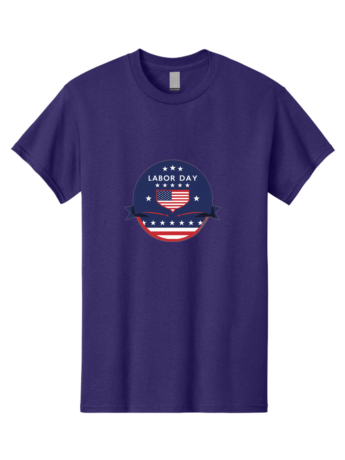 Labor-Day-3 Men'S Graphic Tee, 100% Cotton, Comfortable Casual Summer Wear, Machine Washable, Labor Day Graphic, American Flag, Patriotic Design, Usa Stars, Red White Blue Colors, Federal Holiday, Workers' Rights, Us Labor Movement Bad259