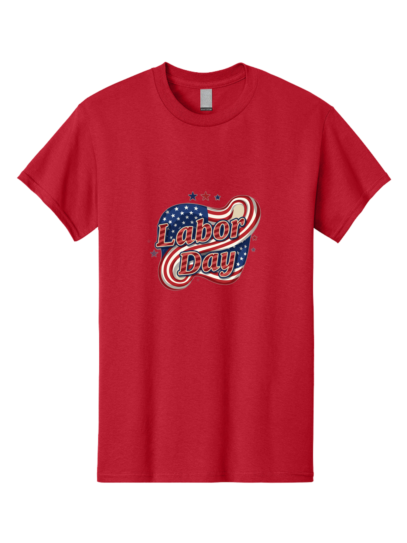 Labor-Day-4 Men'S Graphic Tee, 100% Cotton, Comfortable Casual Summer Wear, Machine Washable, Labor Day Celebration, American Flag, Red White And Blue, Patriotic Theme, Festive Design, Labor Day Sale, Stars And Stripes Bad260