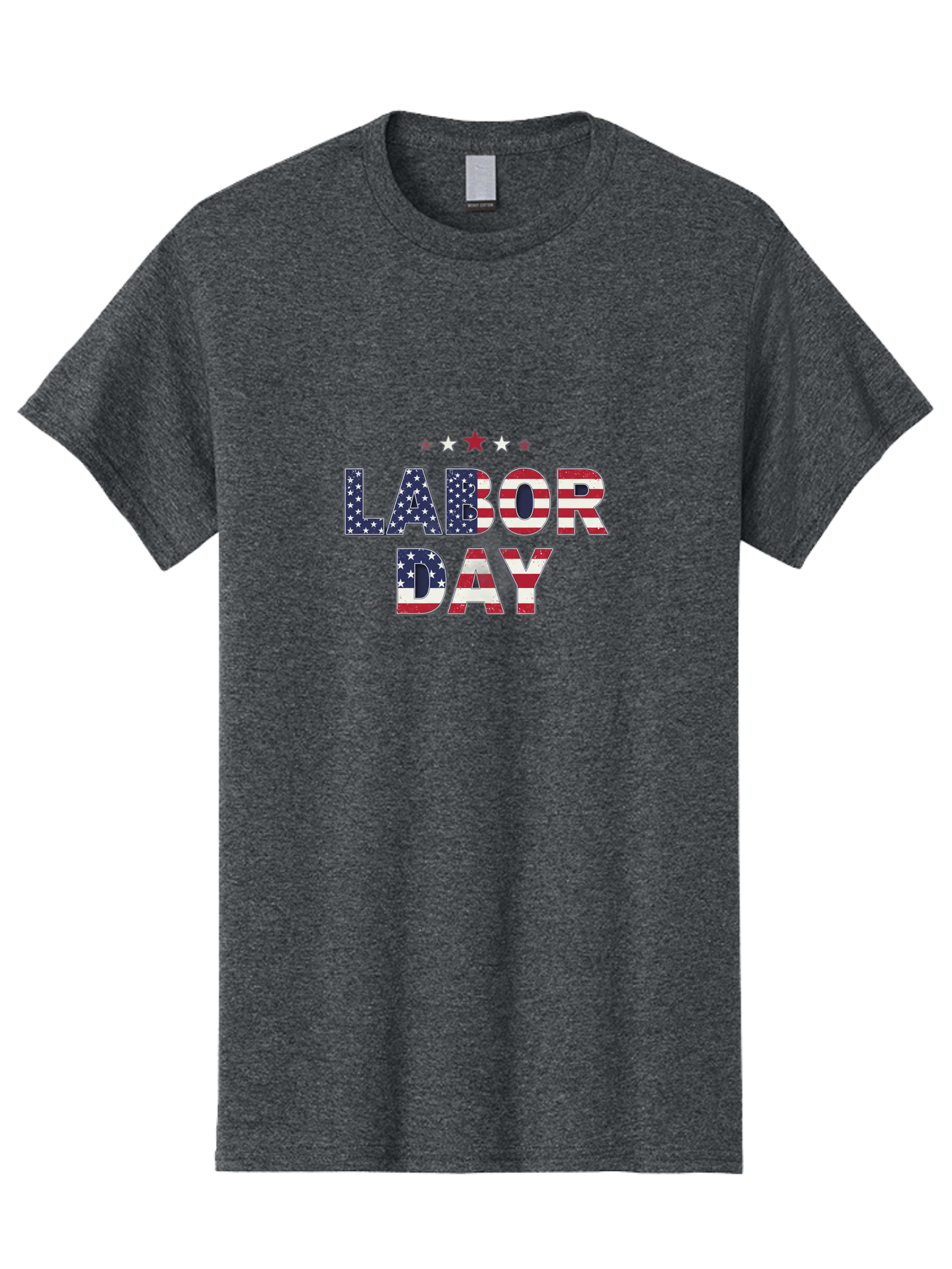 Labor-Day-6 Men'S Graphic Tee, 100% Cotton, Comfortable Casual Summer Wear, Machine Washable, Labor Day, Patriotic Text, American Flag Pattern, Red White And Blue, Stars And Stripes, Holiday Celebration, Us National Holiday Bad262