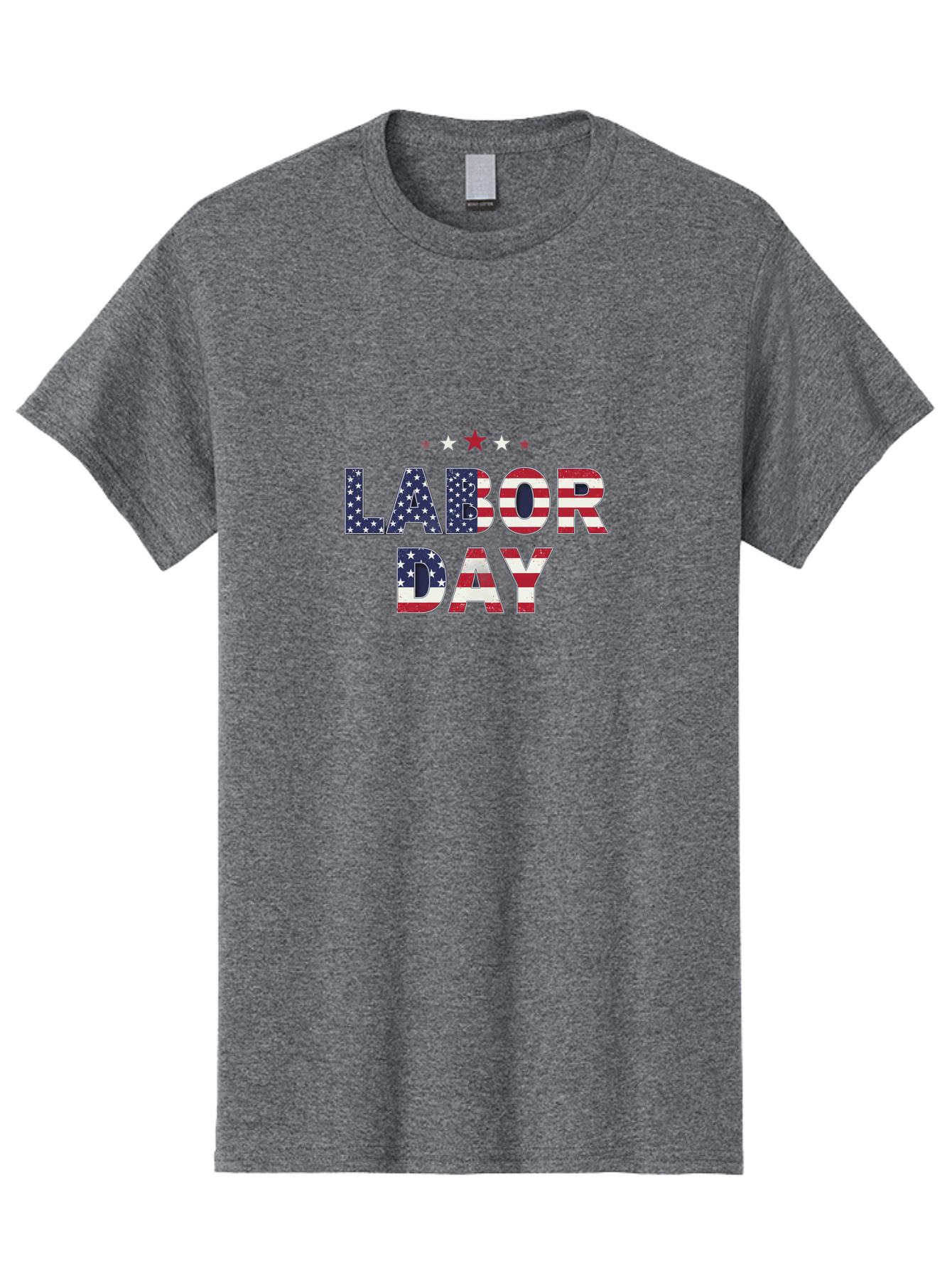 Labor-Day-6 Men'S Graphic Tee, 100% Cotton, Comfortable Casual Summer Wear, Machine Washable, Labor Day, Patriotic Text, American Flag Pattern, Red White And Blue, Stars And Stripes, Holiday Celebration, Us National Holiday Bad262