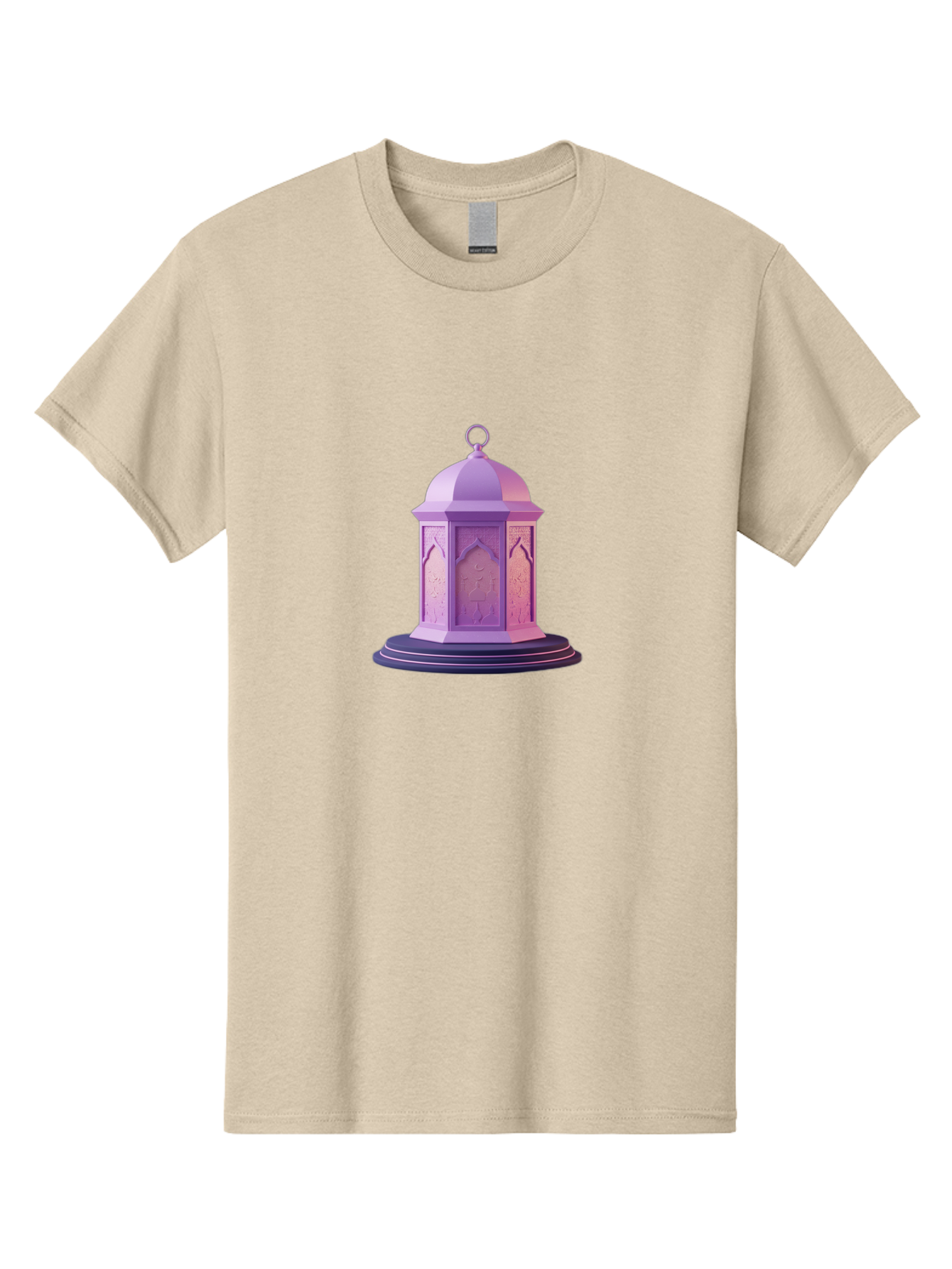 Lantern-1 Men'S Graphic Tee, 100% Cotton, Comfortable Casual Summer Wear, Machine Washable, Islamic Lantern, Lantern Design, Mosque Decoration, Islamic Architecture, Arabic Pattern, Dome Shape, Lantern Art, Cultural Symbol, Religious Icon, Bad272