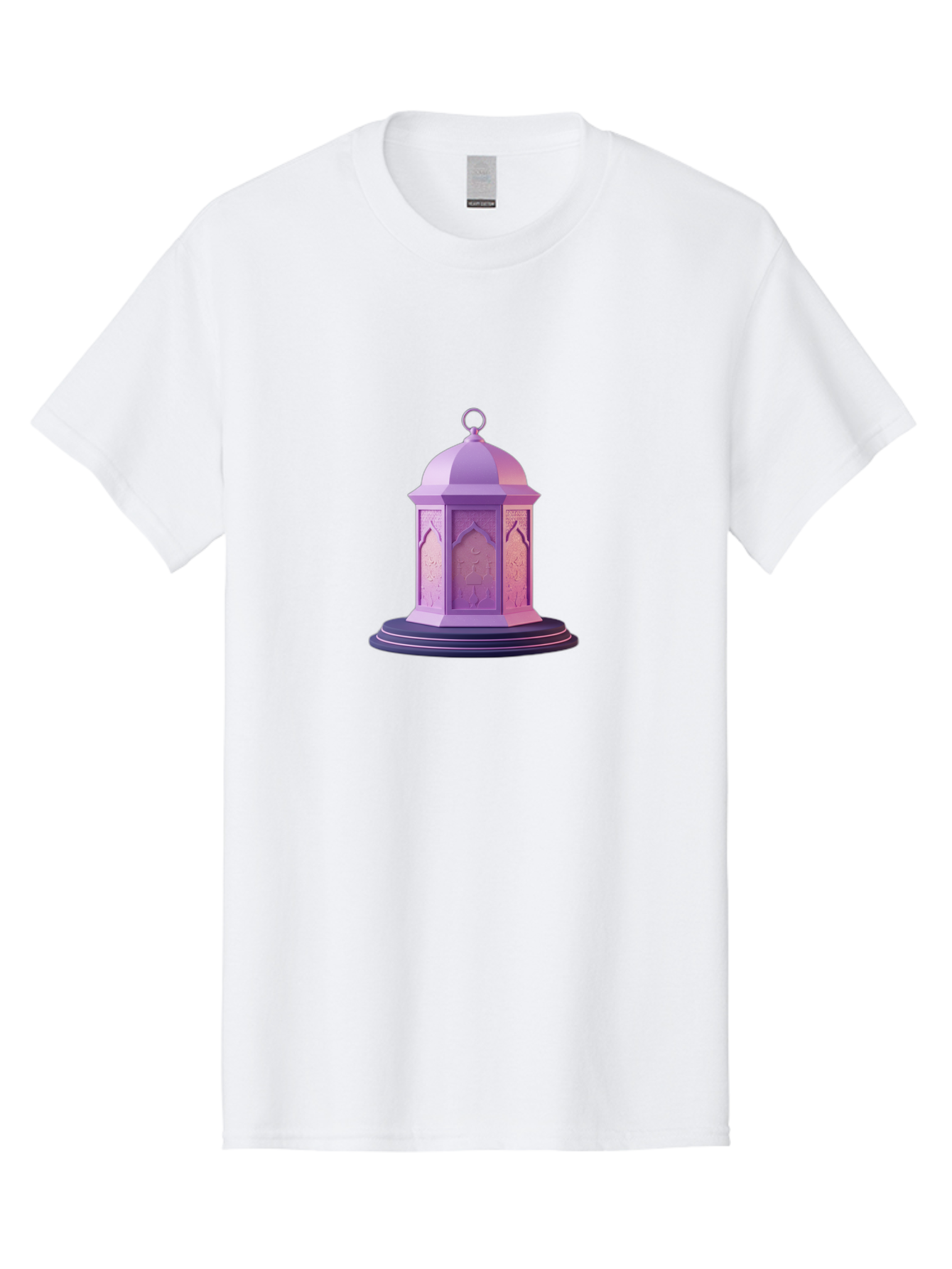 Lantern-1 Men'S Graphic Tee, 100% Cotton, Comfortable Casual Summer Wear, Machine Washable, Islamic Lantern, Lantern Design, Mosque Decoration, Islamic Architecture, Arabic Pattern, Dome Shape, Lantern Art, Cultural Symbol, Religious Icon, Bad272