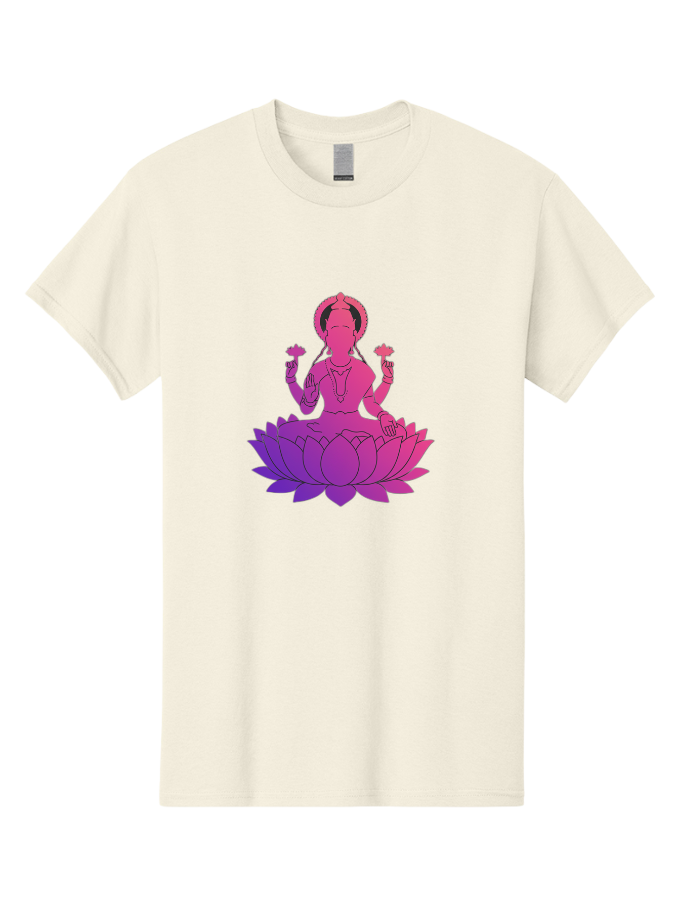 Lotus-Goddess Men'S Graphic Tee, 100% Cotton, Comfortable Casual Summer Wear, Machine Washable, Lotus Flower, Goddess, Meditation, Spirituality, Peace, Serenity, Yoga, Zen, Mindfulness, Sacred Geometry, Lotus Position, Spiritual Awakening Bad282