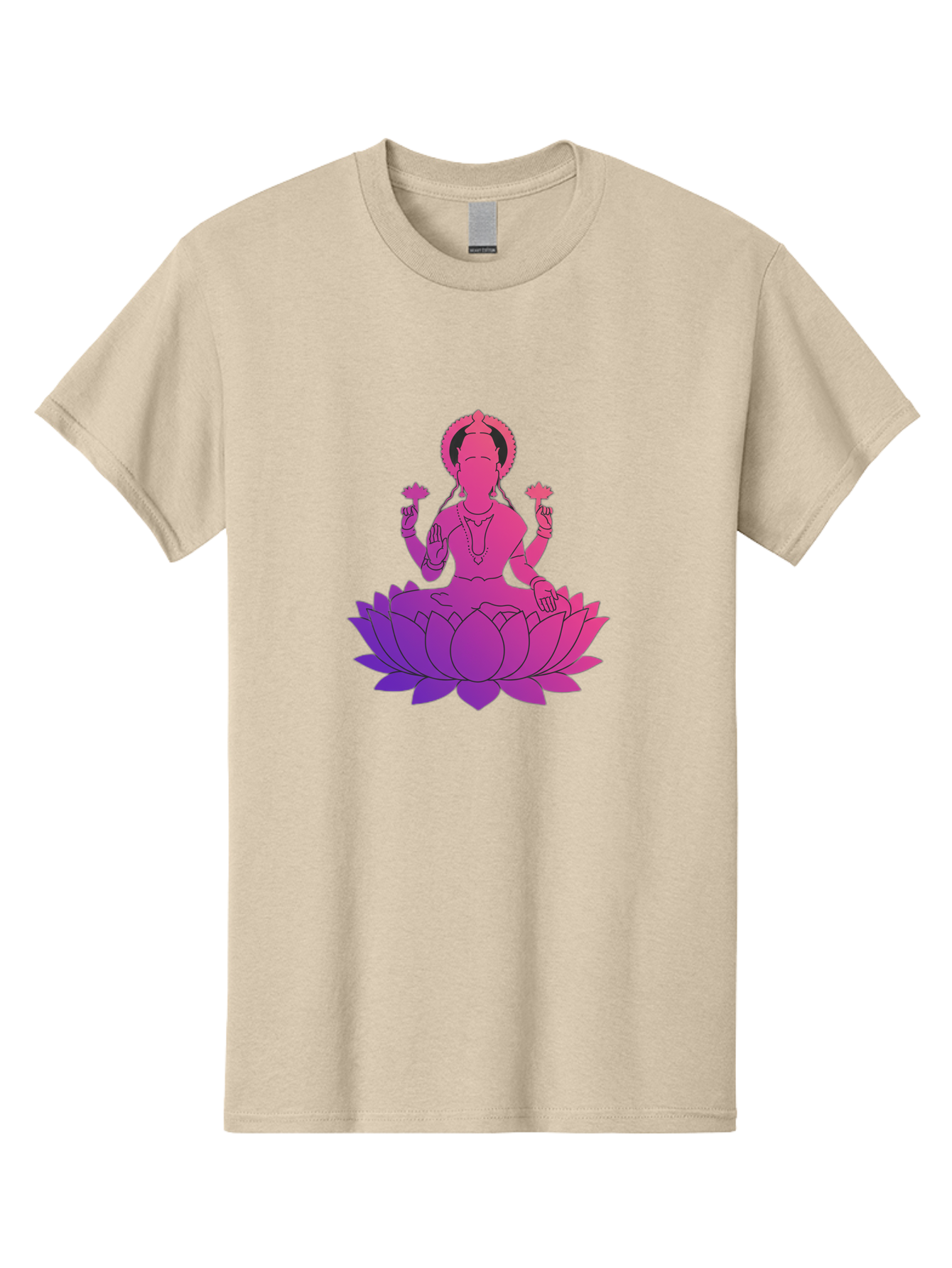 Lotus-Goddess Men'S Graphic Tee, 100% Cotton, Comfortable Casual Summer Wear, Machine Washable, Lotus Flower, Goddess, Meditation, Spirituality, Peace, Serenity, Yoga, Zen, Mindfulness, Sacred Geometry, Lotus Position, Spiritual Awakening Bad282